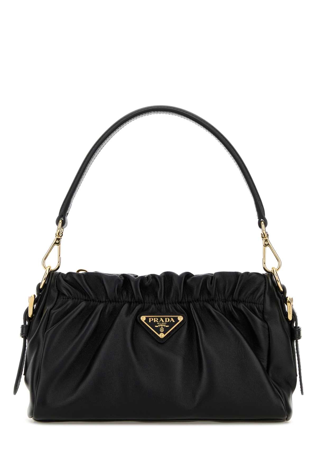Prada Women Black Nappa Leather Handbag PRADA