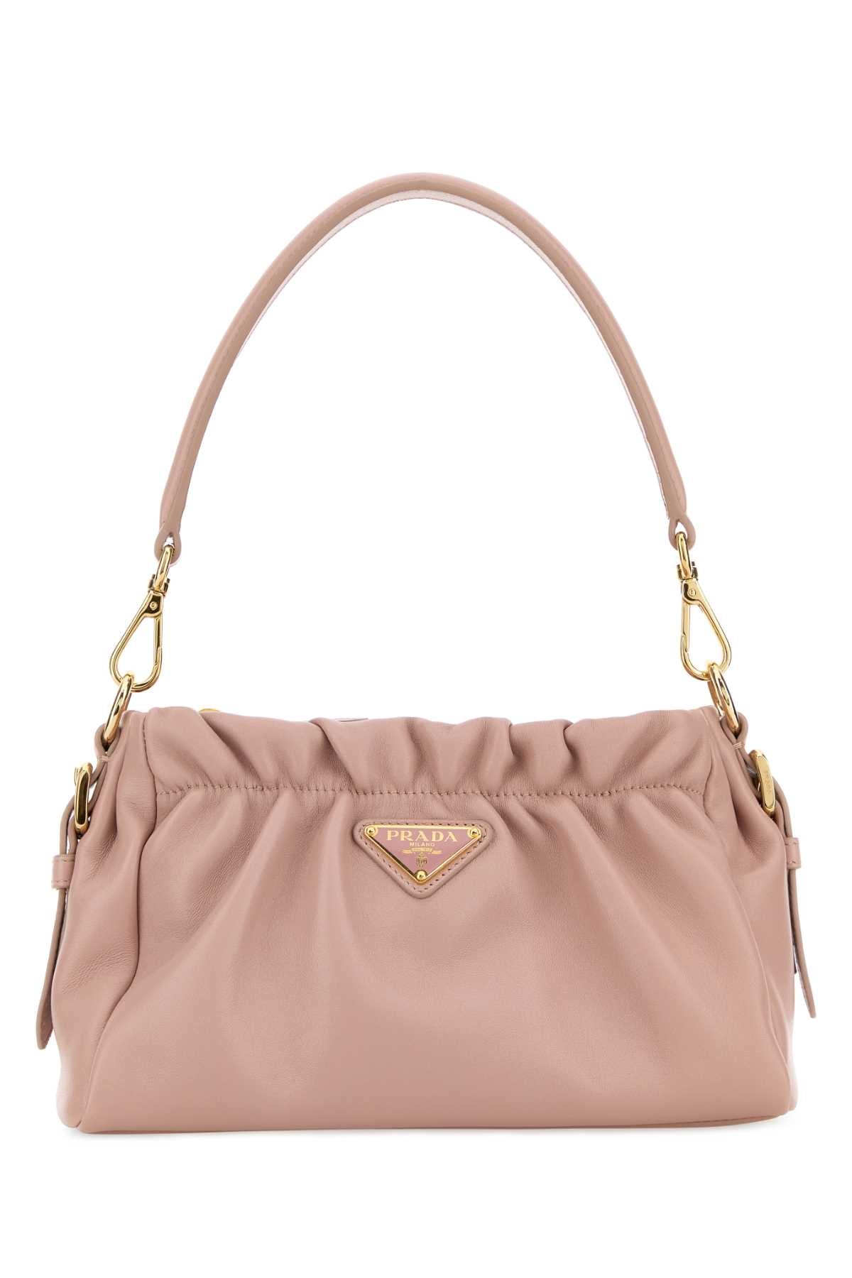 Prada Women Pink Nappa Leather Handbag PRADA