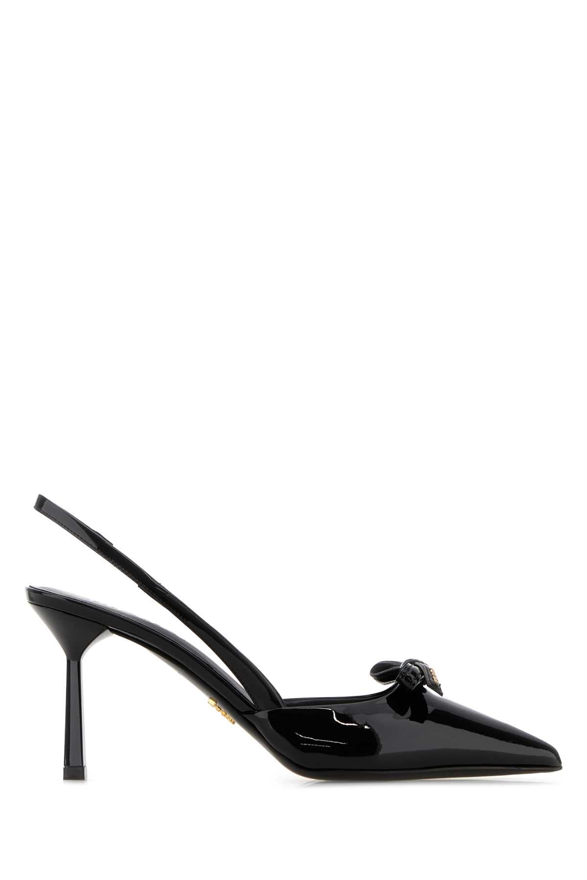 Prada Women Black Leather Pumps PRADA
