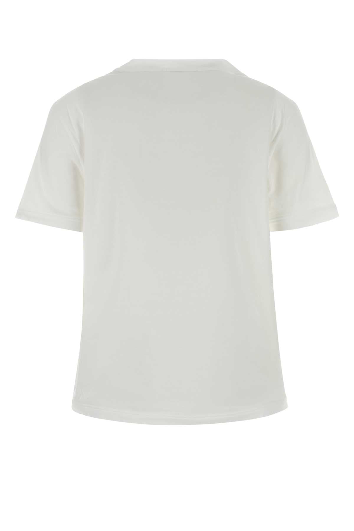 Prada Women White Cotton T-Shirt PRADA