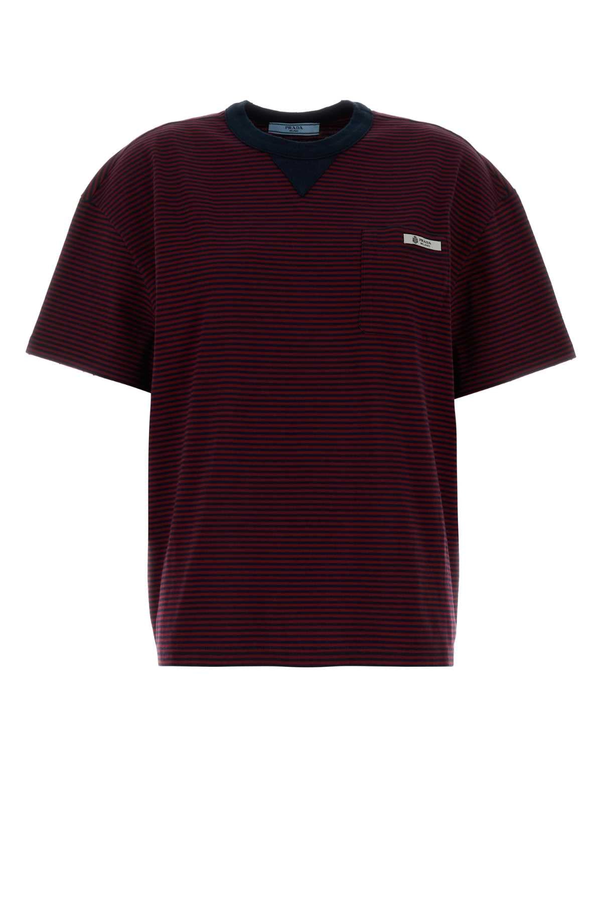 Prada Women Embroidered Cotton Oversize T-Shirt PRADA