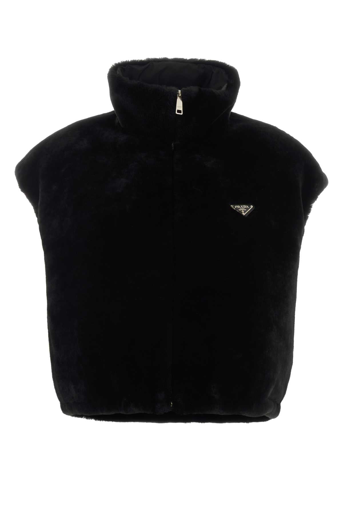 Prada Women Black Reversible Fur PRADA