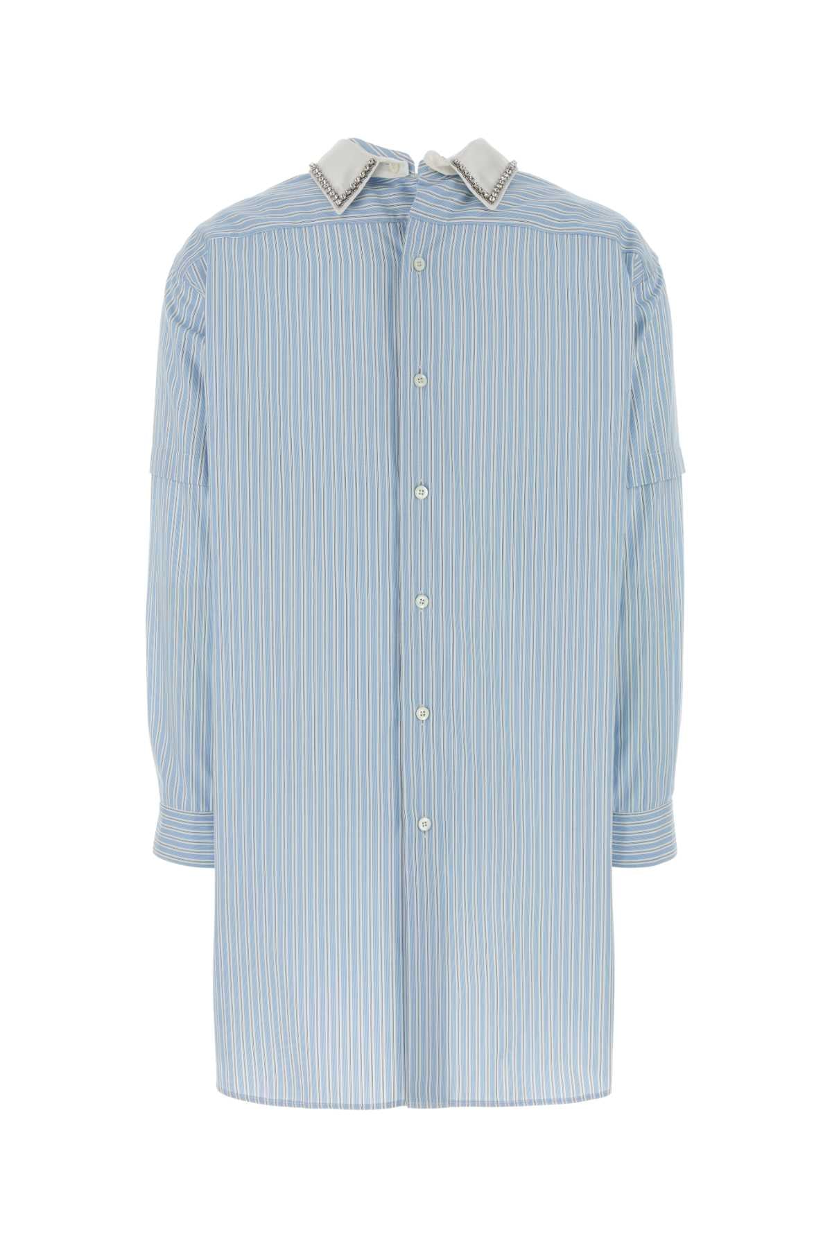 Prada Women Embroidered Poplin Blouse PRADA