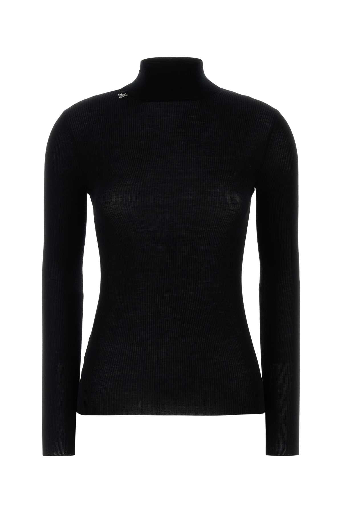 Prada Women Black Wool Sweater PRADA