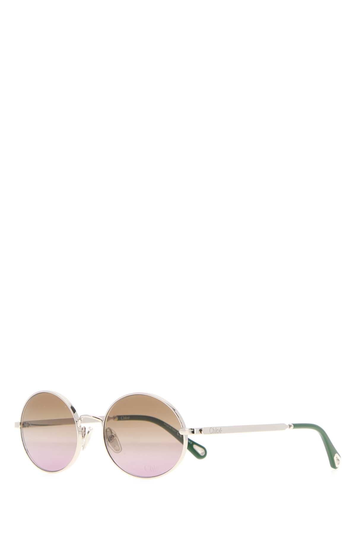 Chloe Women Silver Metal Sunglasses CHLOE