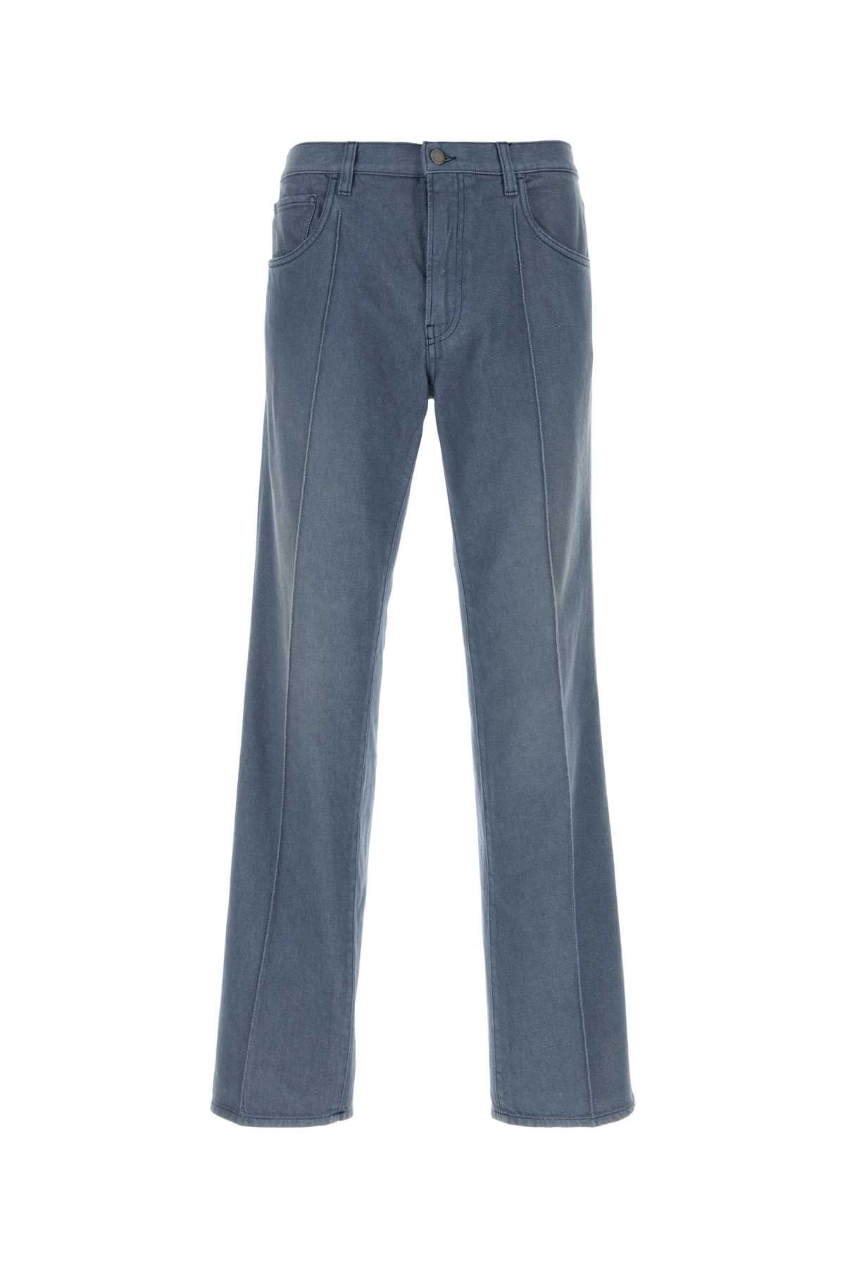 Prada Men Air Force Blue Denim Jeans PRADA
