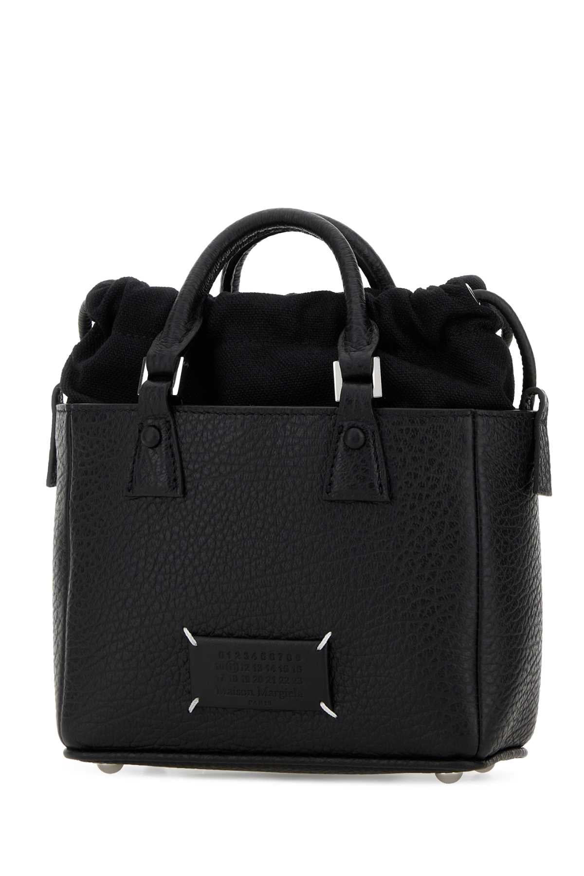 Maison Margiela Men Black Leather 5Ac Handbag MAISON MARGIELA