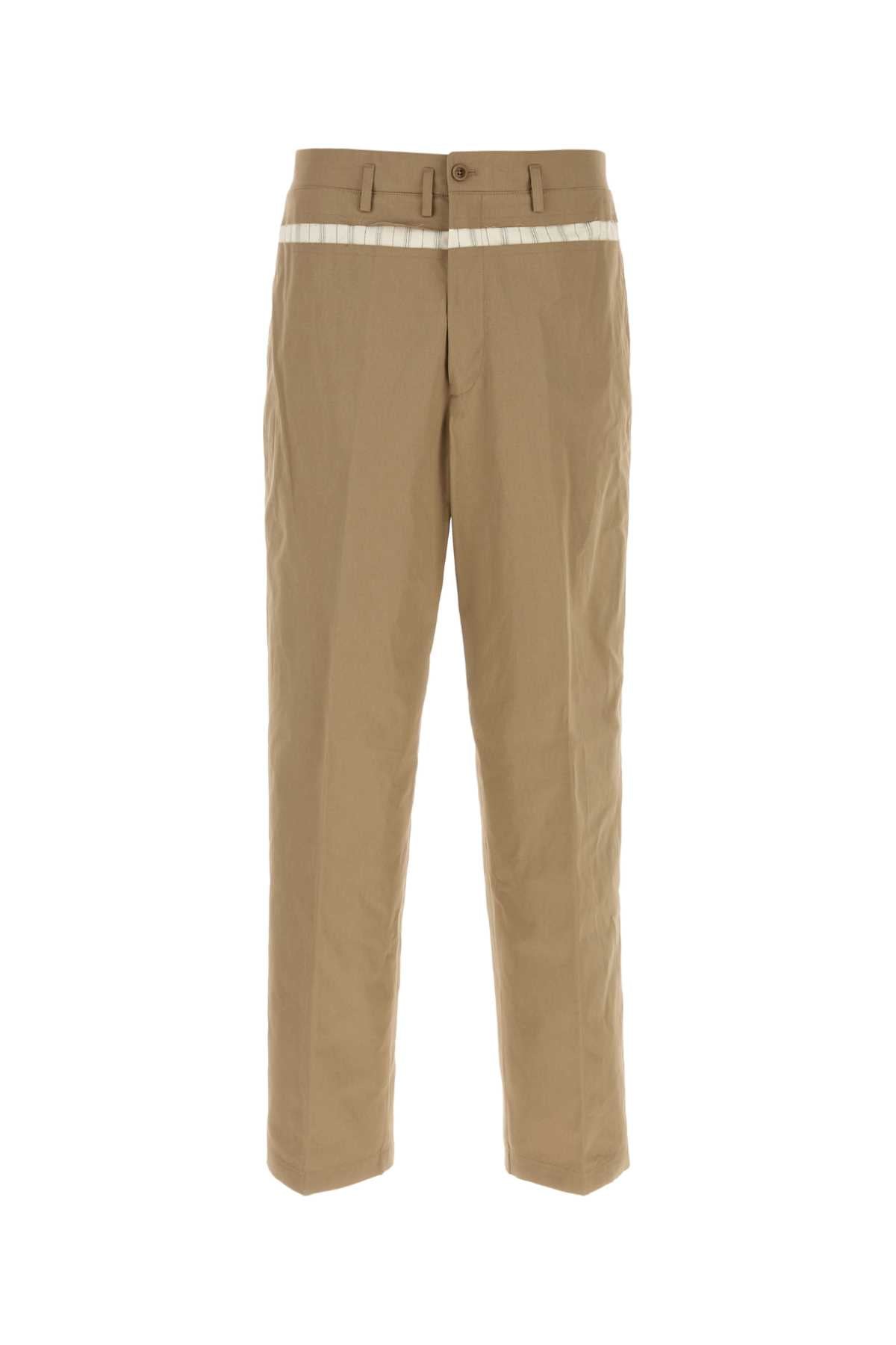 Maison Margiela Men Camel Cotton Pant MAISON MARGIELA
