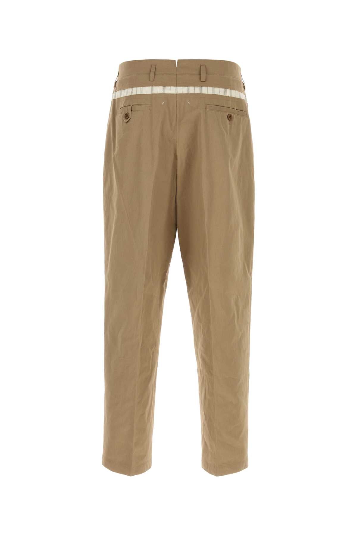Maison Margiela Men Camel Cotton Pant MAISON MARGIELA