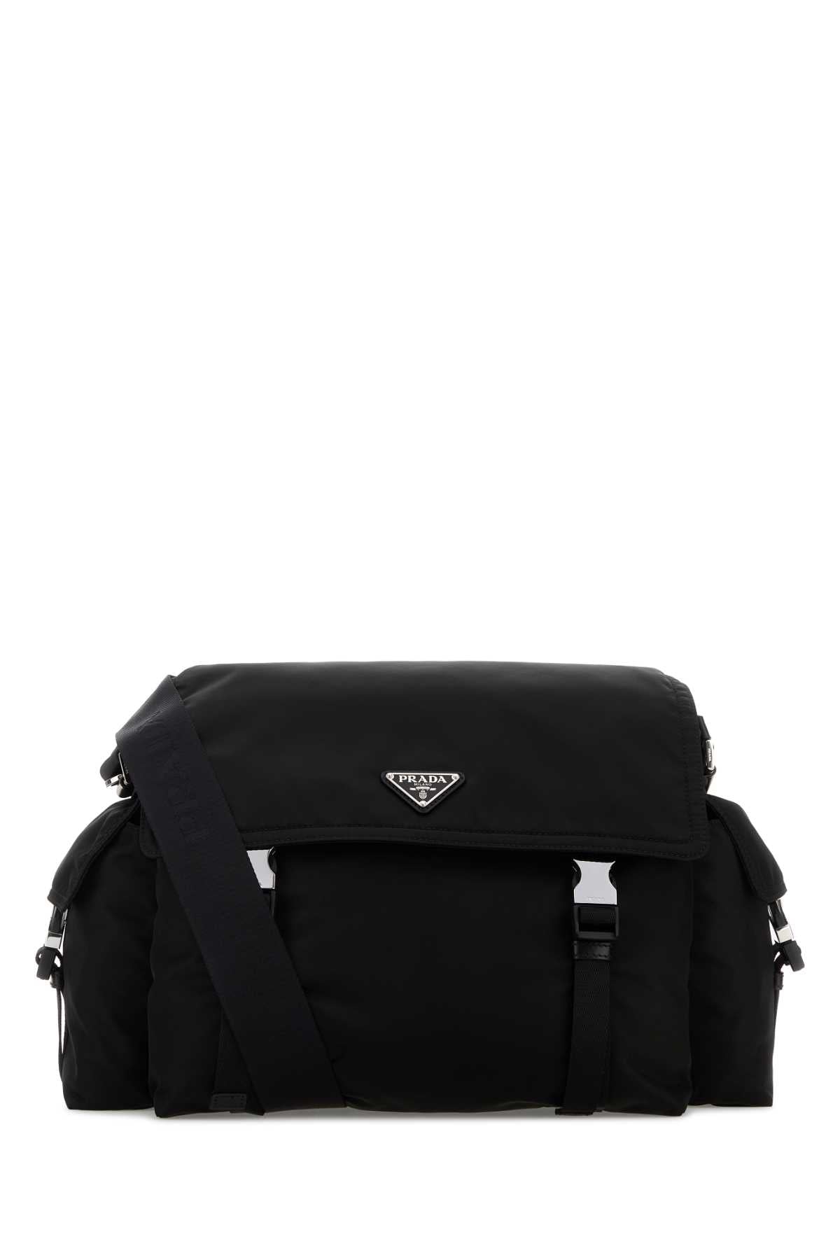 Prada Men Black Re-Nylon Prada Explore Shoulder Bag PRADA