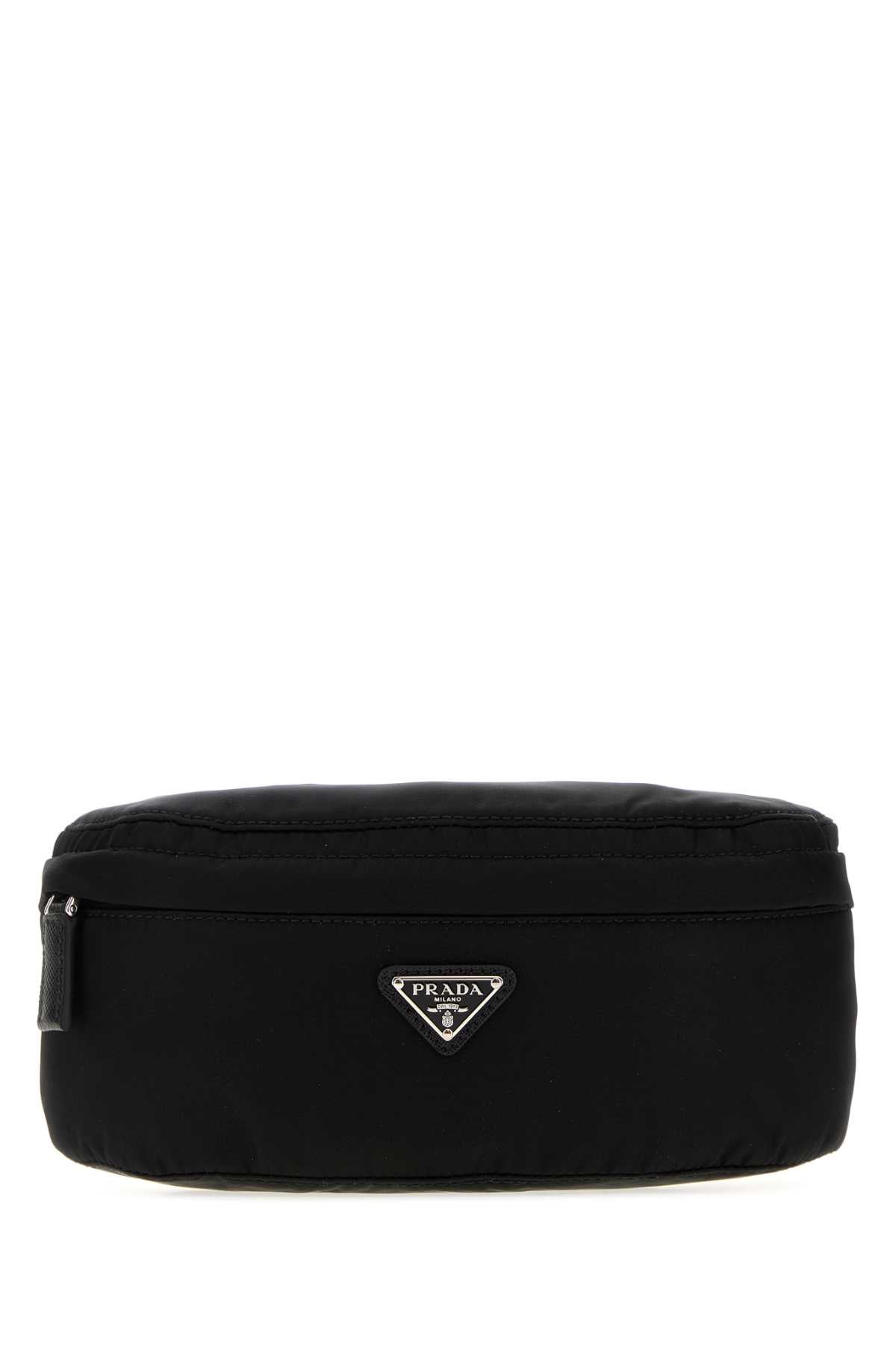 Prada Men Black Re-Nylon Belt Bag PRADA