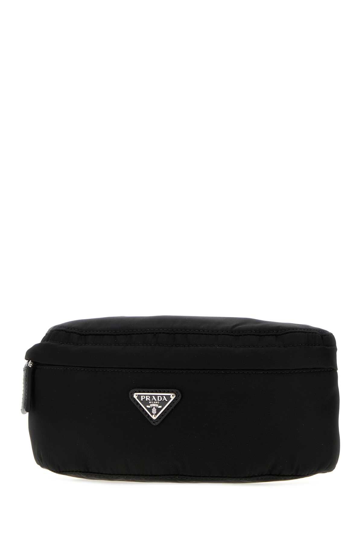 Prada Men Black Re-Nylon Belt Bag PRADA