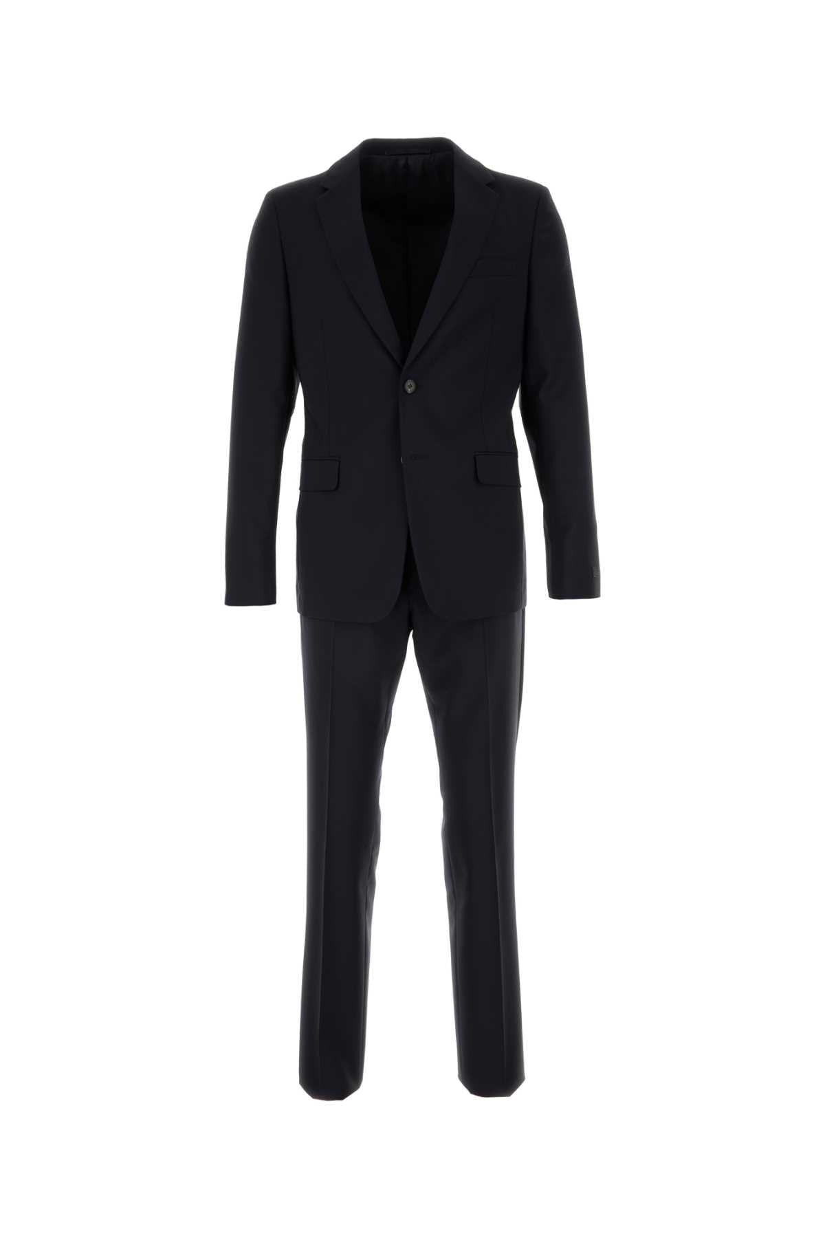 Prada Men Midnight Blue Wool Blend Suit PRADA