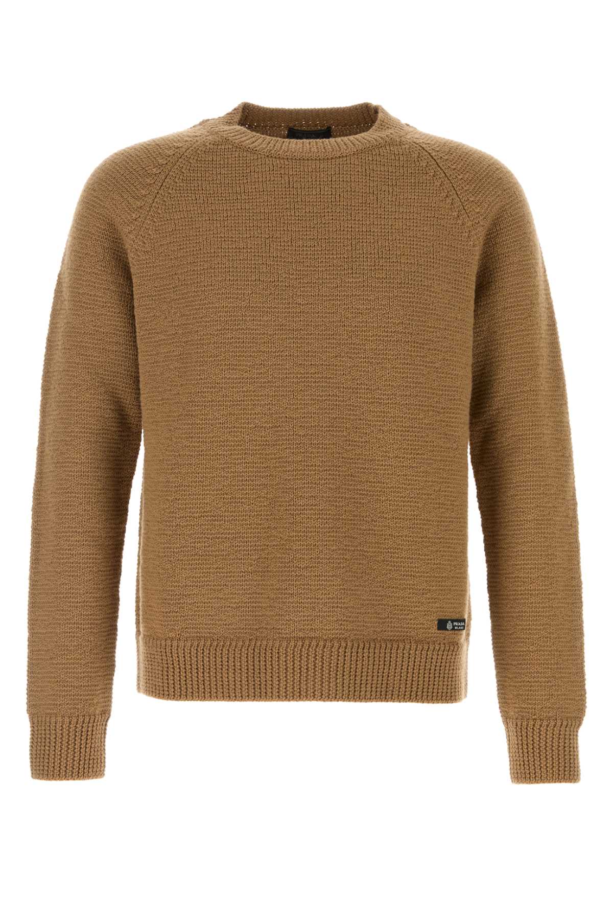 Prada Men Biscuit Wool Sweater PRADA