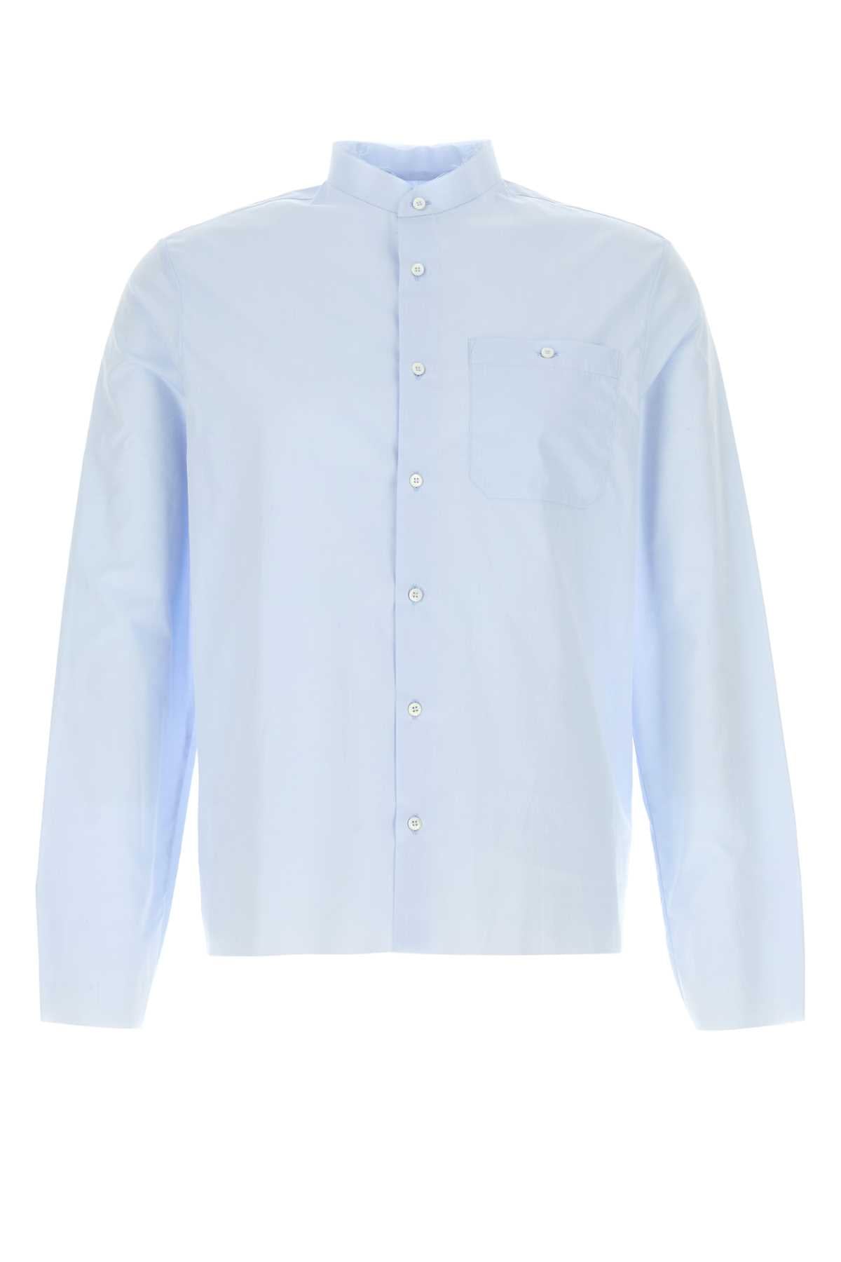 Prada Men Light Blue Cotton Shirt PRADA