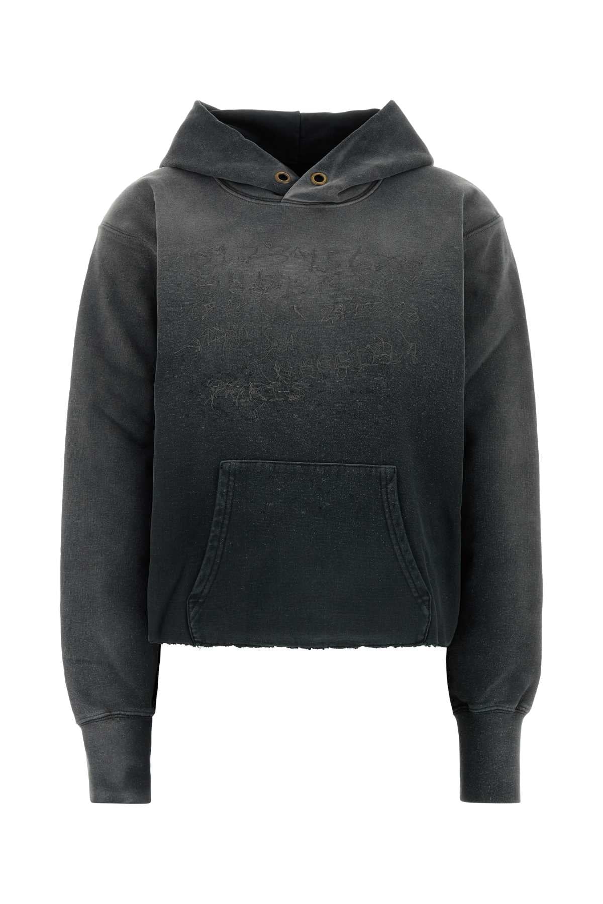 Maison Margiela Women Charcoal Cotton Sweatshirt MAISON MARGIELA