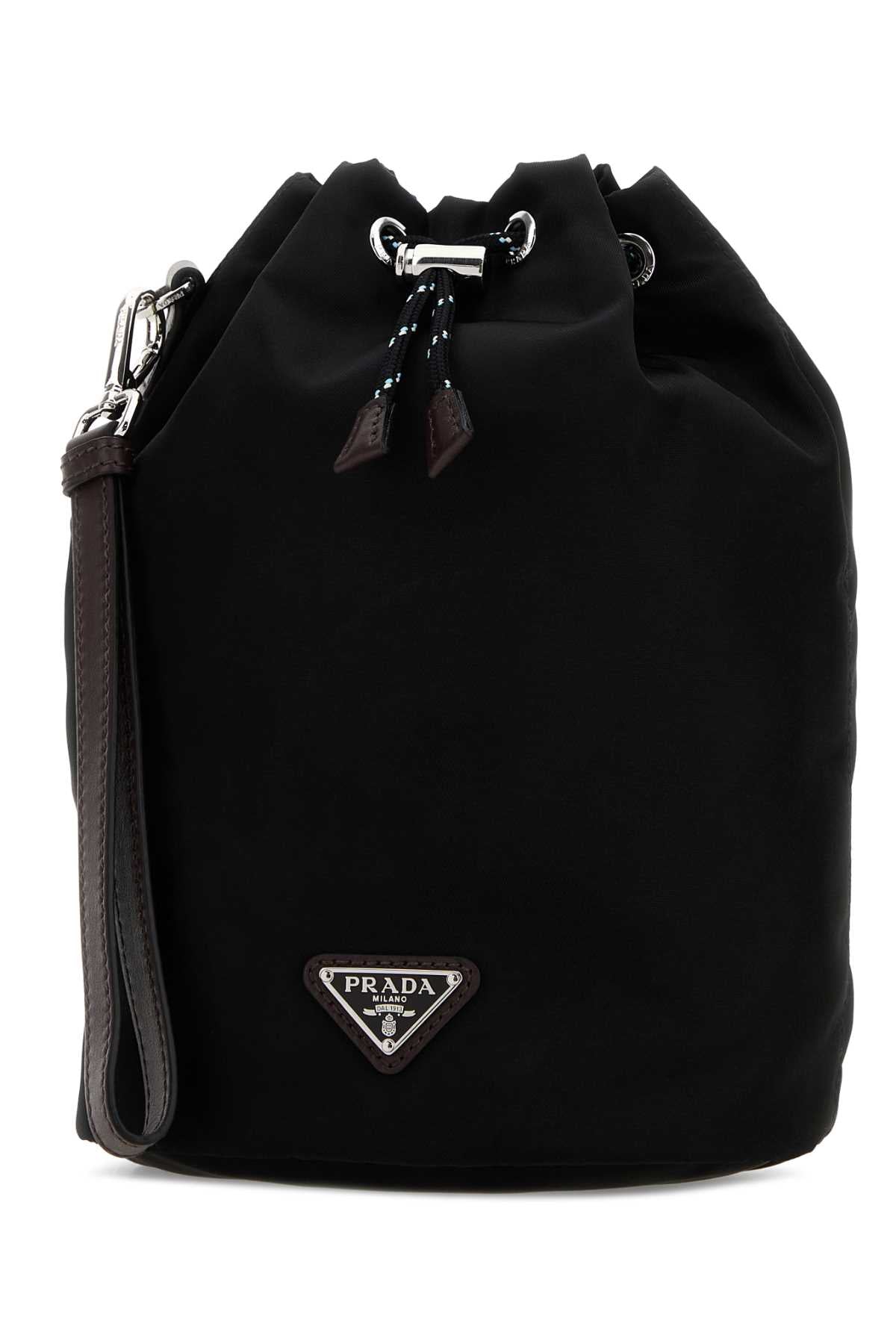 Prada Men Black Fabric Clutch PRADA