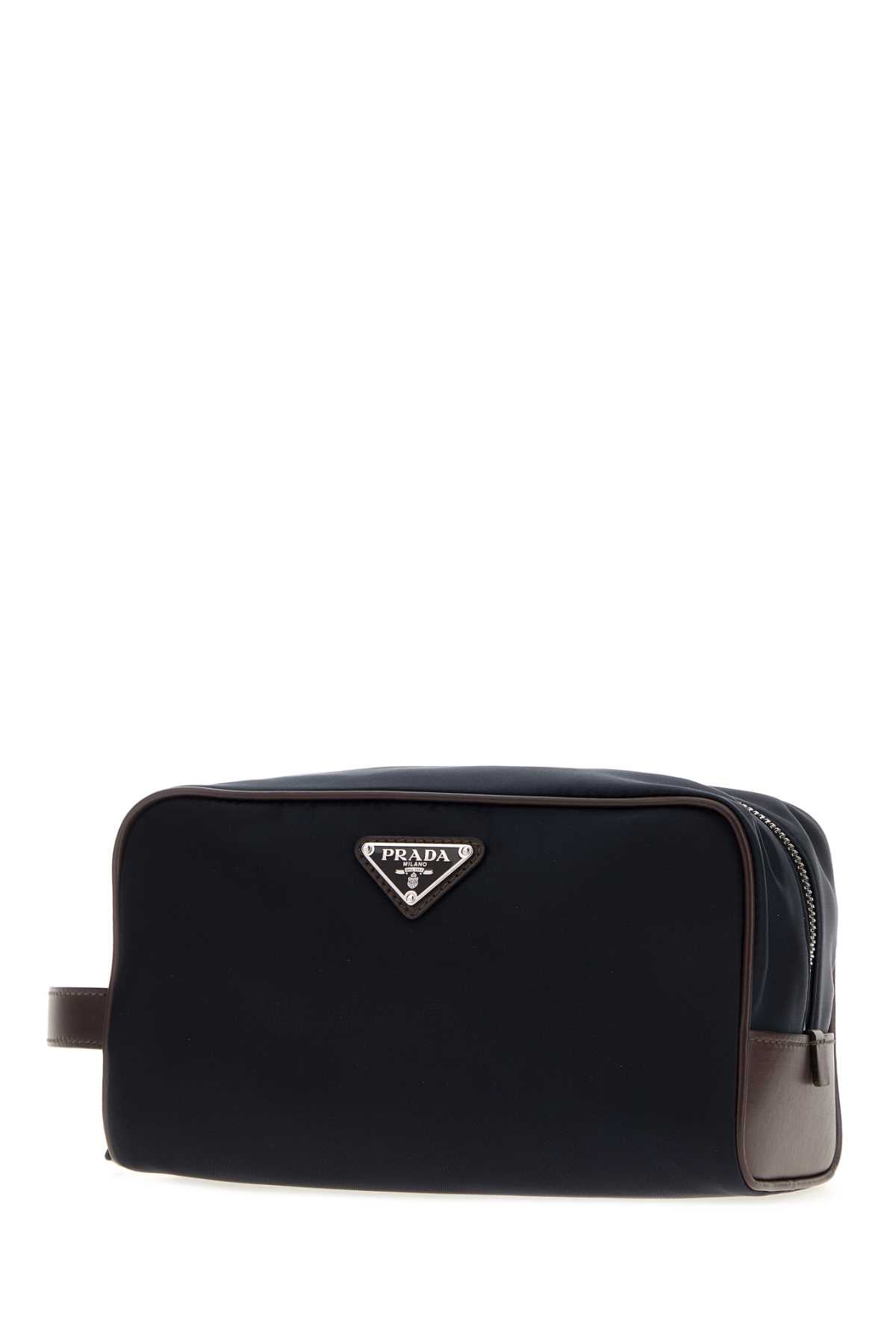 Prada Men Navy Blue Re-Nylon Prada Speedrock Beauty Case PRADA
