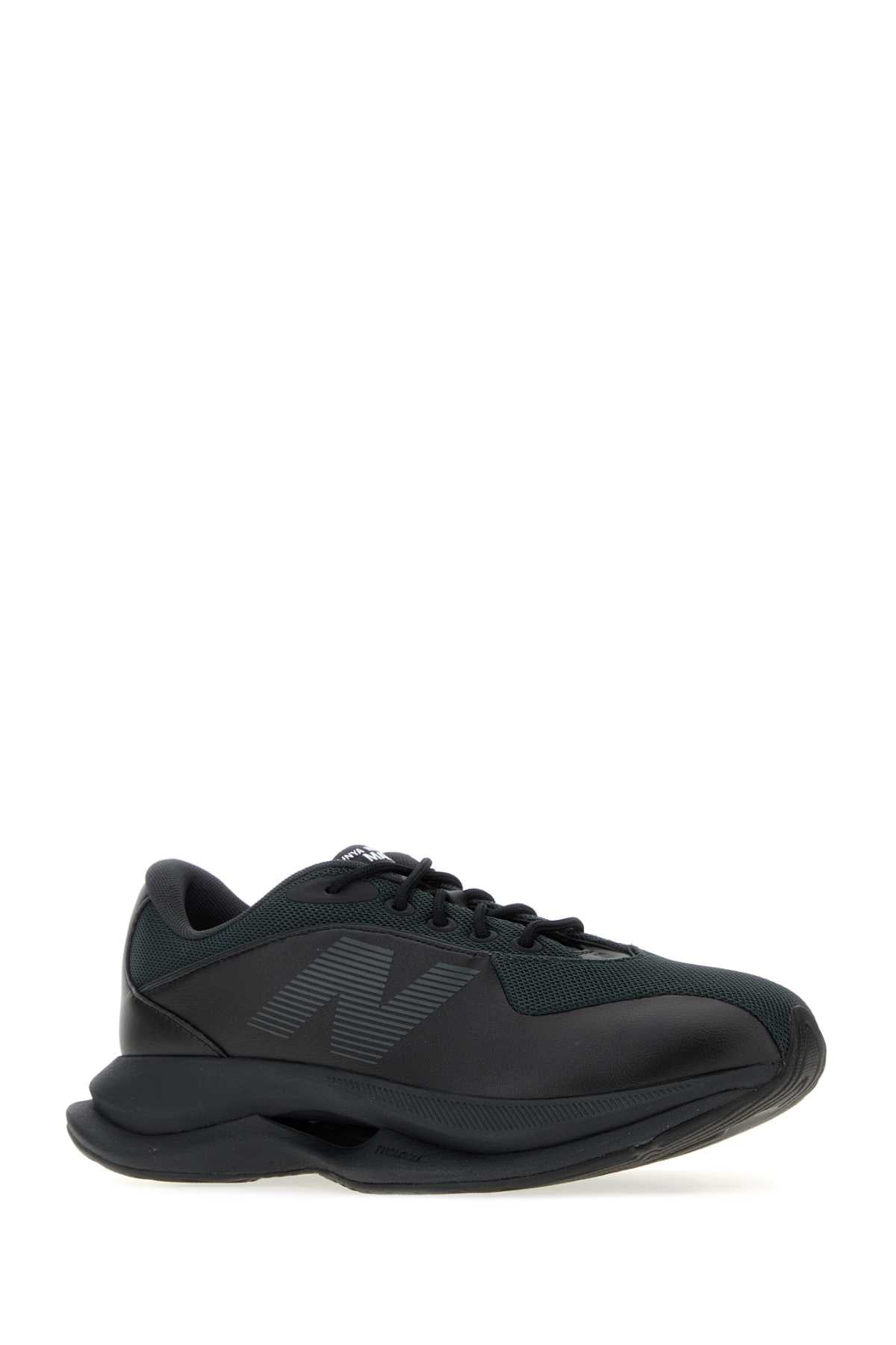 Junya Watanabe Men Black Synthetic Leather And Fabric Junya Watanabe Man X New Balance Sneakers JUNYA WATANABE