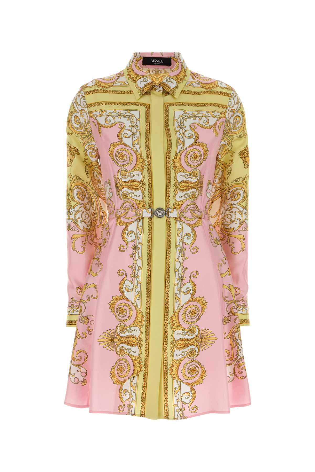 Versace Women Printed Twill Shirt Dress VERSACE