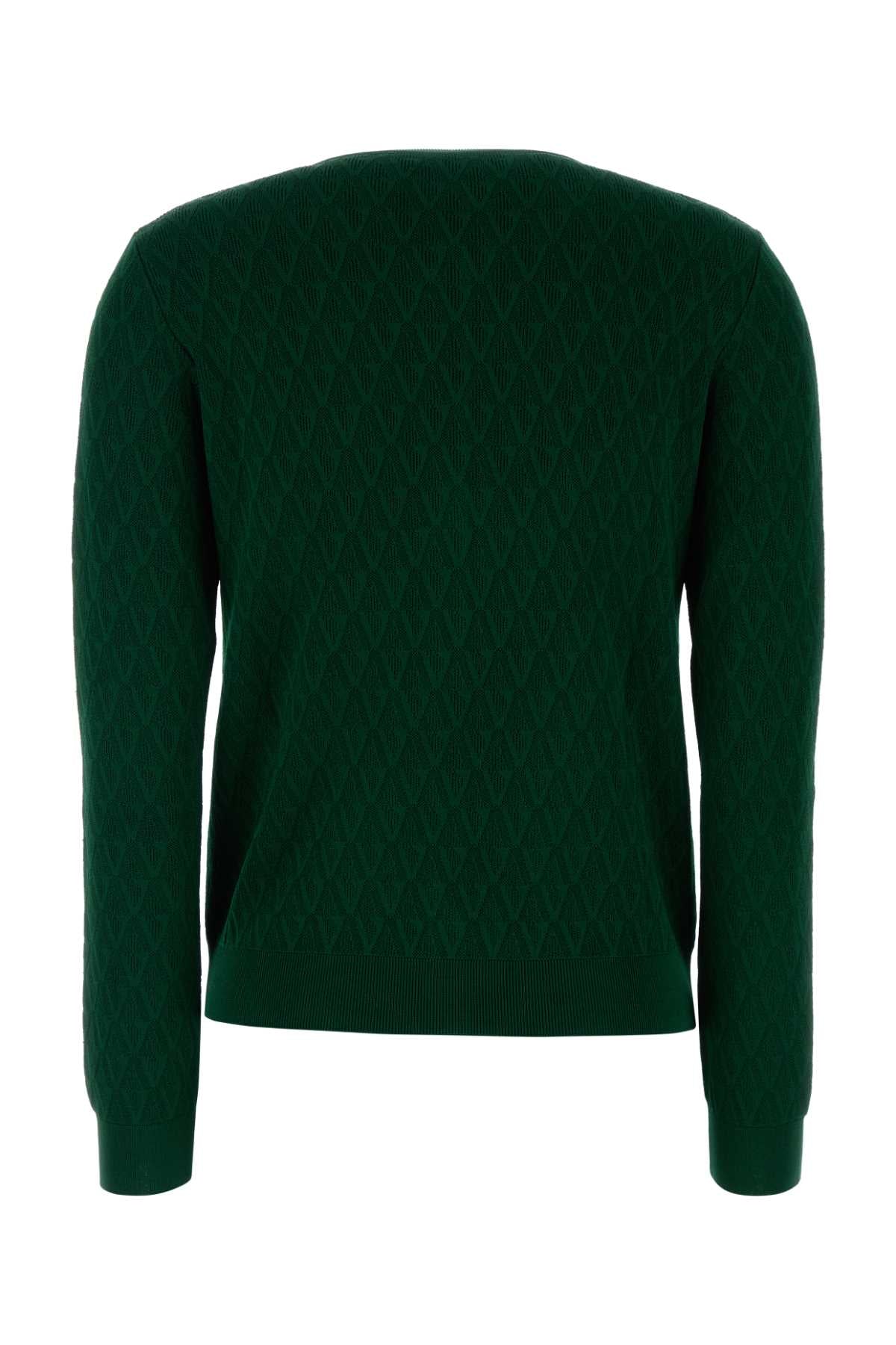 Versace Women Green Stretch Viscose Blend Cardigan VERSACE