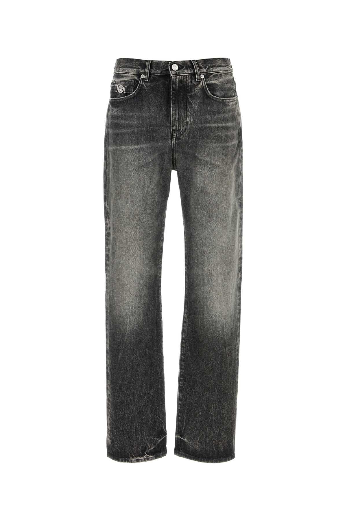 Versace Men Black Denim Jeans VERSACE
