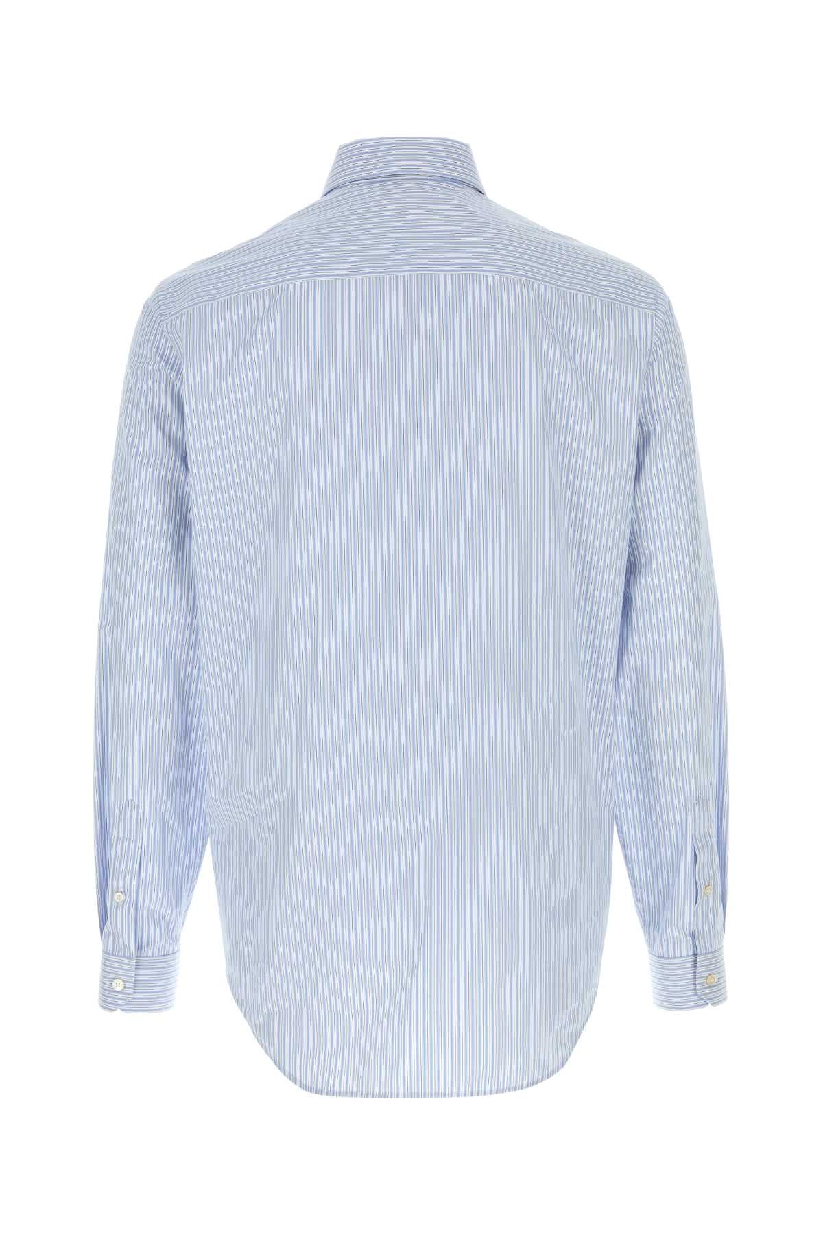 Versace Men Embroidered Poplin Shirt VERSACE