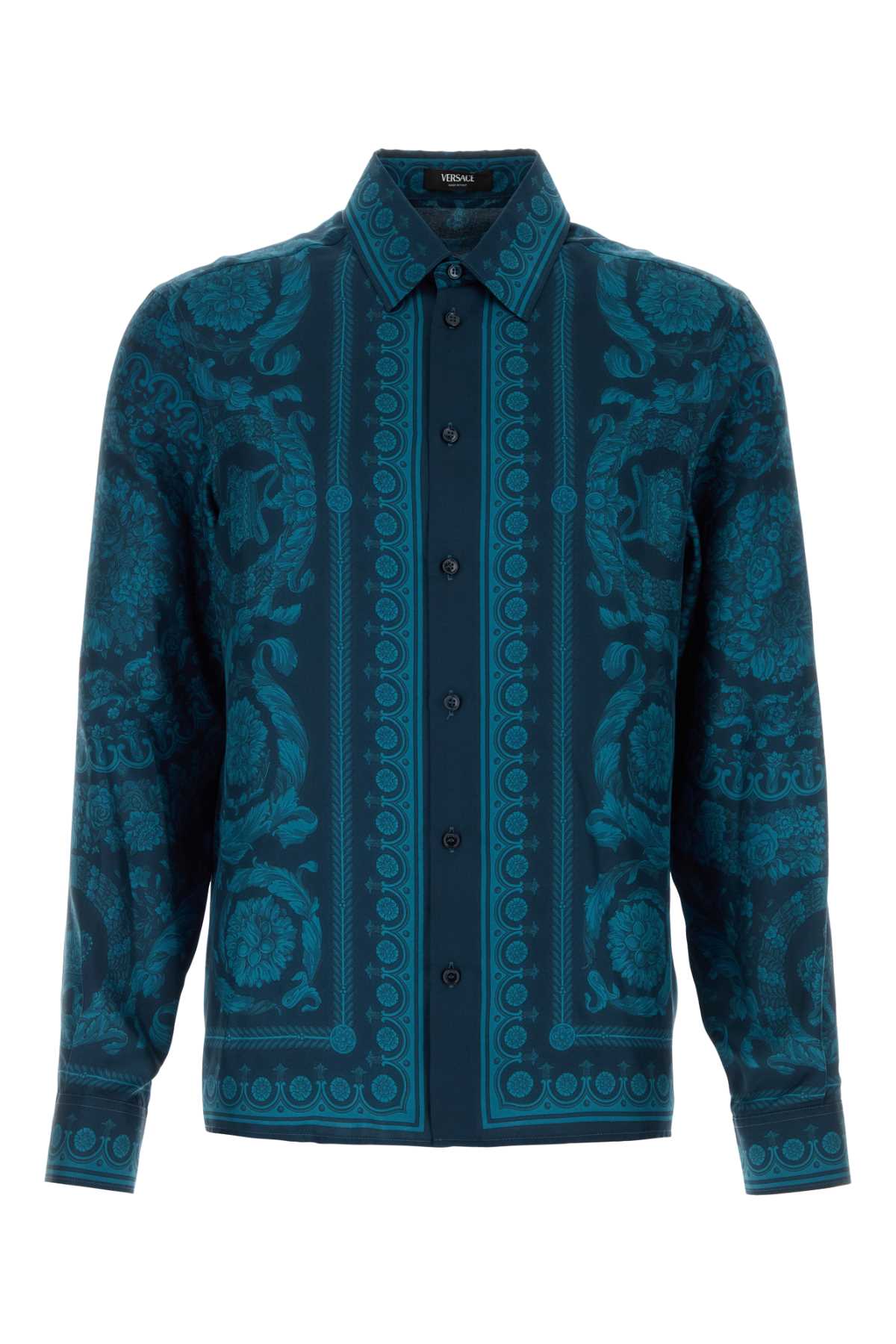 Versace Men Printed Twill Shirt VERSACE