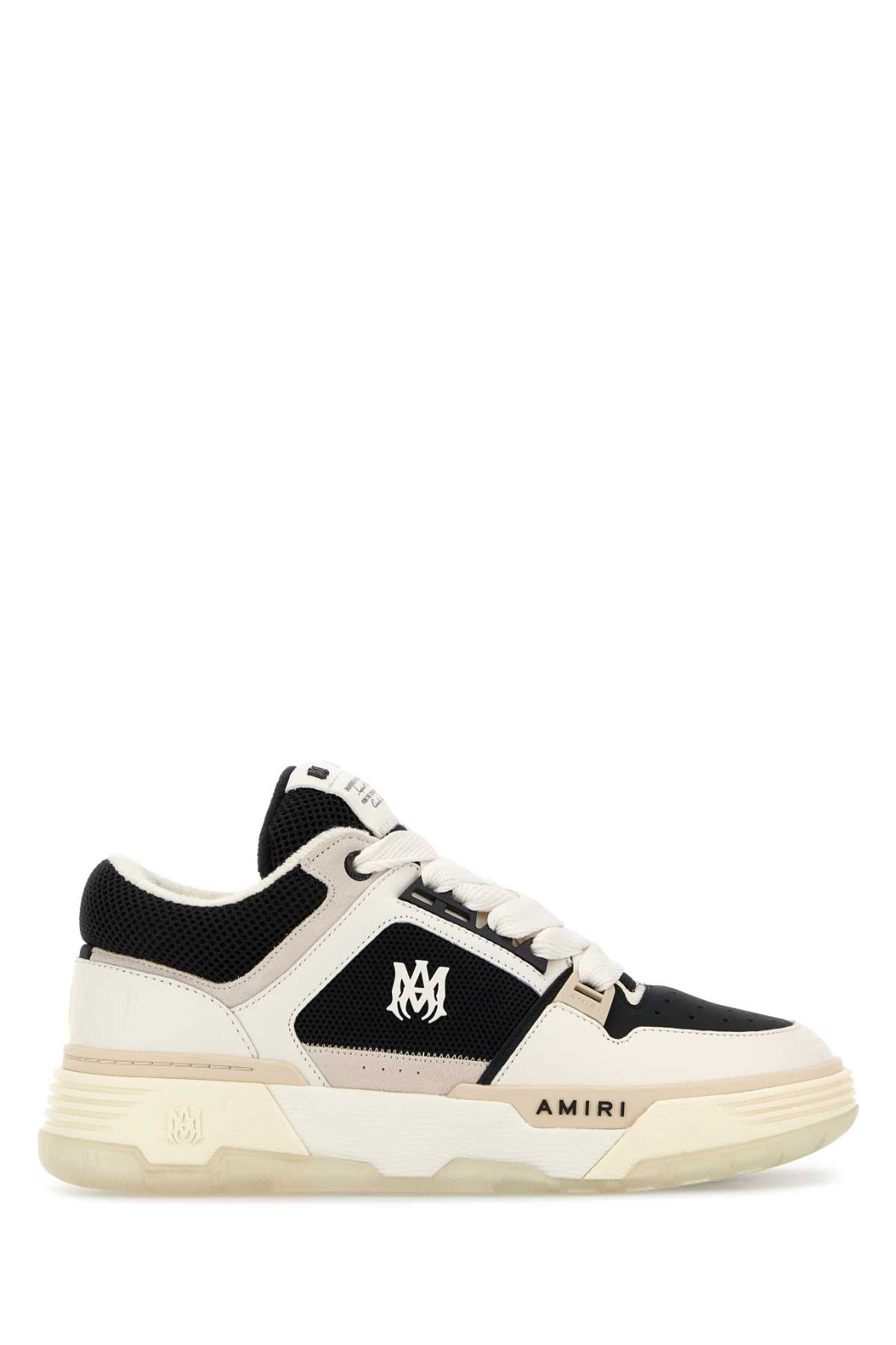 Amiri Men Two-Tone Leather And Fabric Ma-1 Sneakers AMIRI