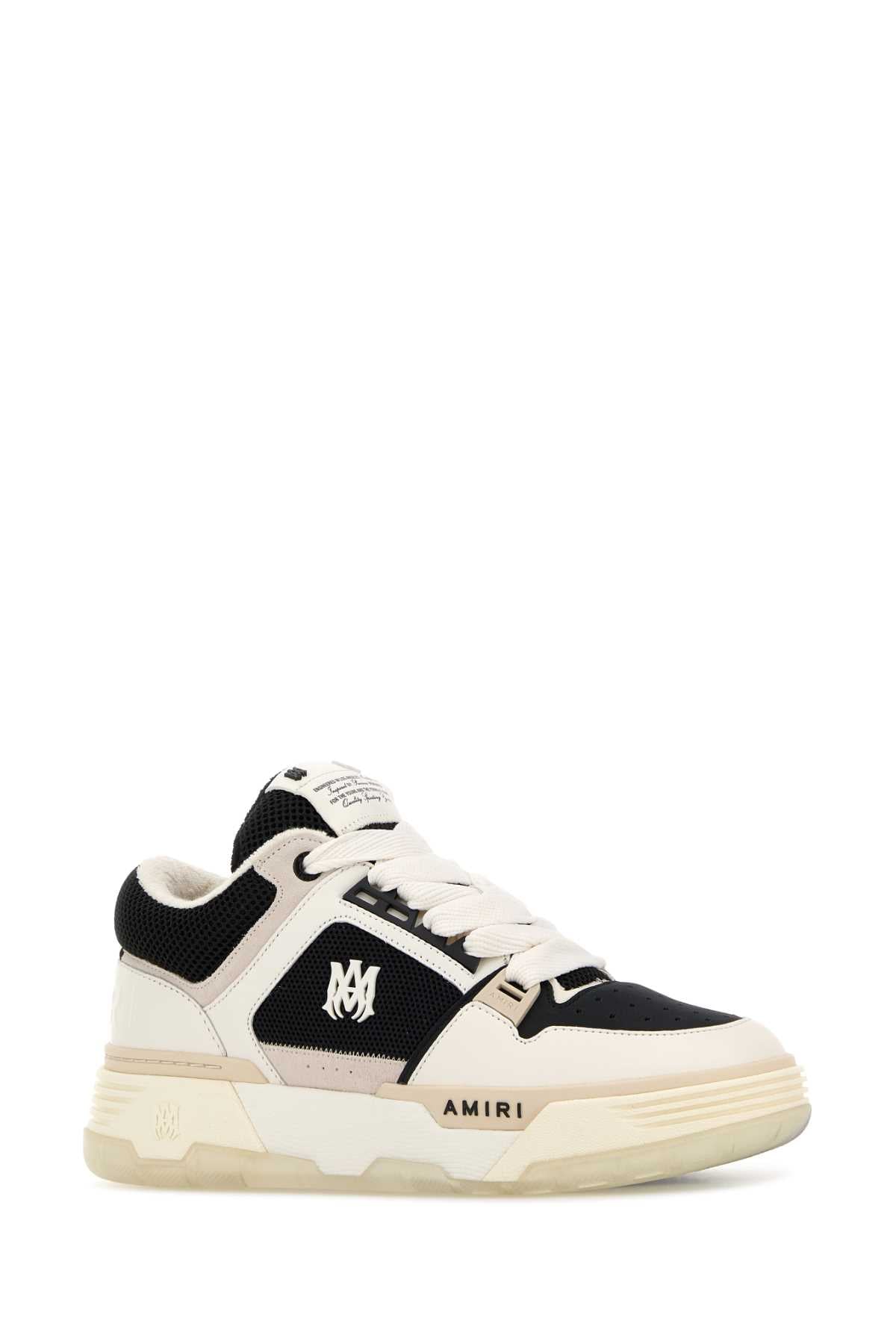 Amiri Men Two-Tone Leather And Fabric Ma-1 Sneakers AMIRI