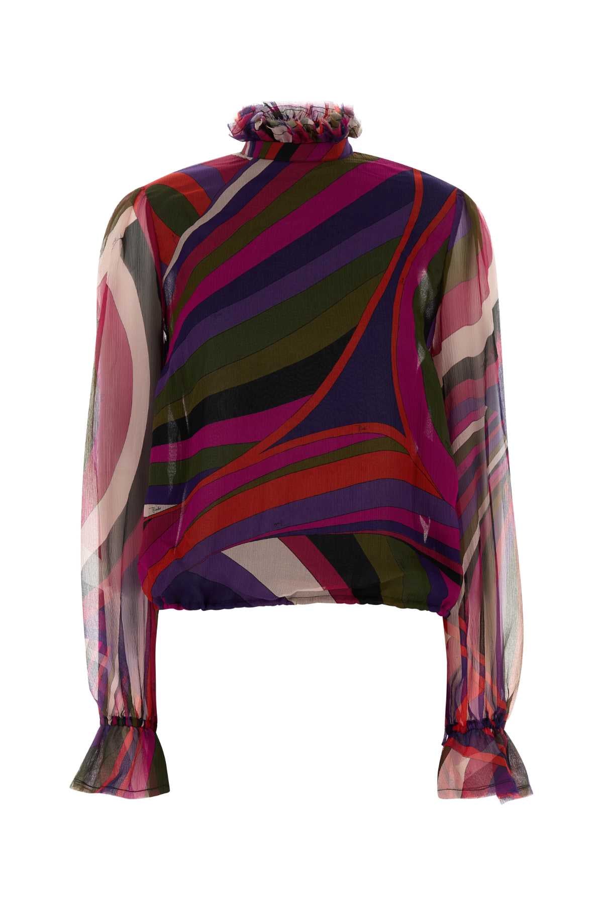 Emilio Pucci Women Printed Canvas Blouse PUCCI