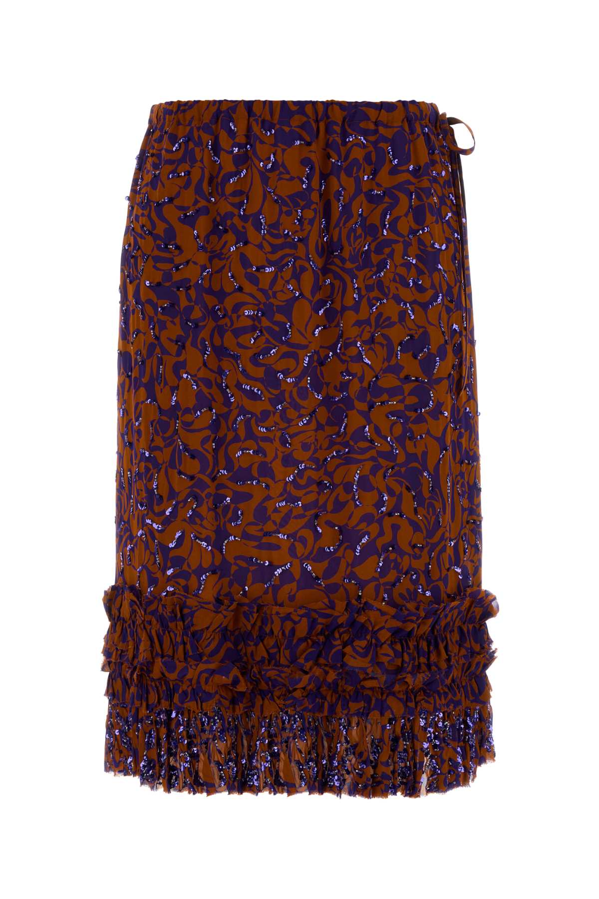 Dries Van Noten Women Printed Viscose Scotts Skirt DRIES VAN NOTEN