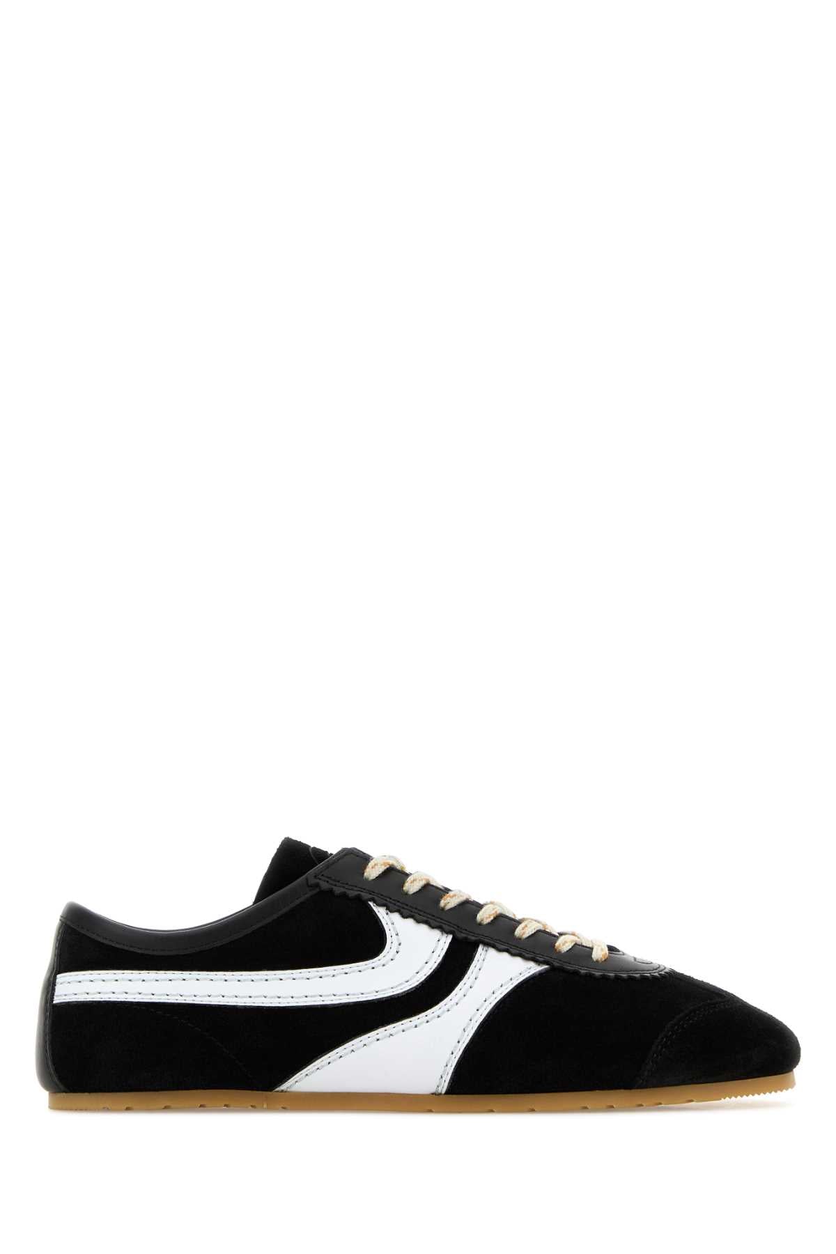Dries Van Noten Women Black Suede Sneakers DRIES VAN NOTEN