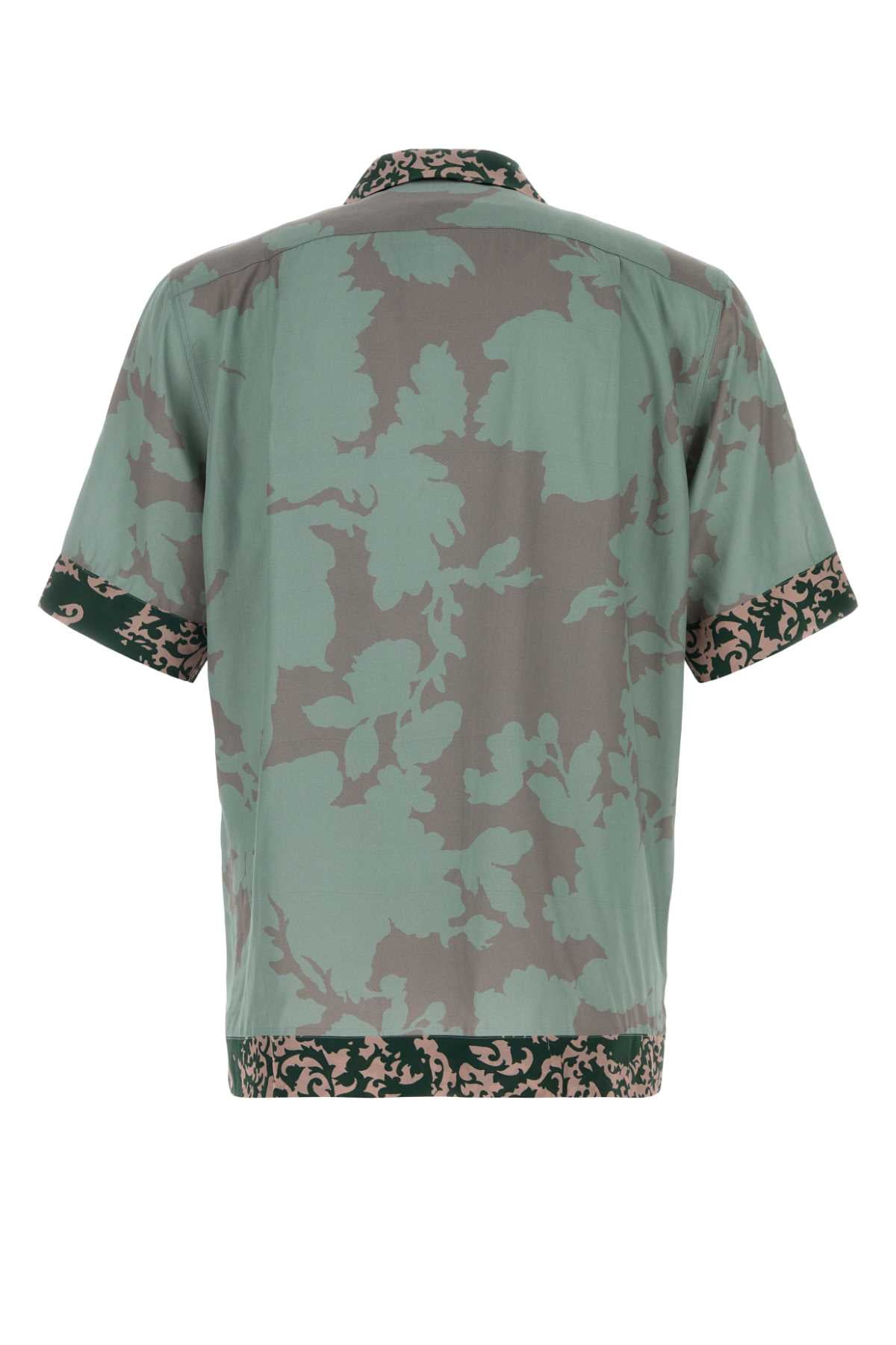 Dries Van Noten Men Printed Viscose Carltone Shirt DRIES VAN NOTEN