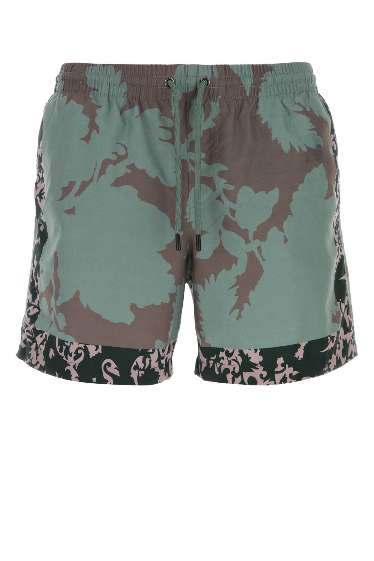 Dries Van Noten Men Printed Nylon Phibbs Swimming Shorts DRIES VAN NOTEN