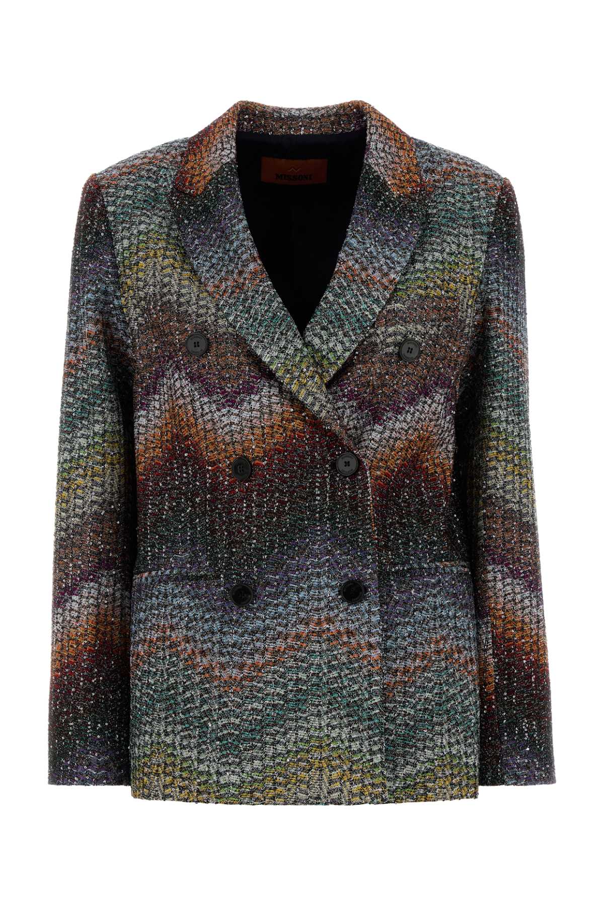 Missoni Women Embroidered Viscose Blend Blazer MISSONI