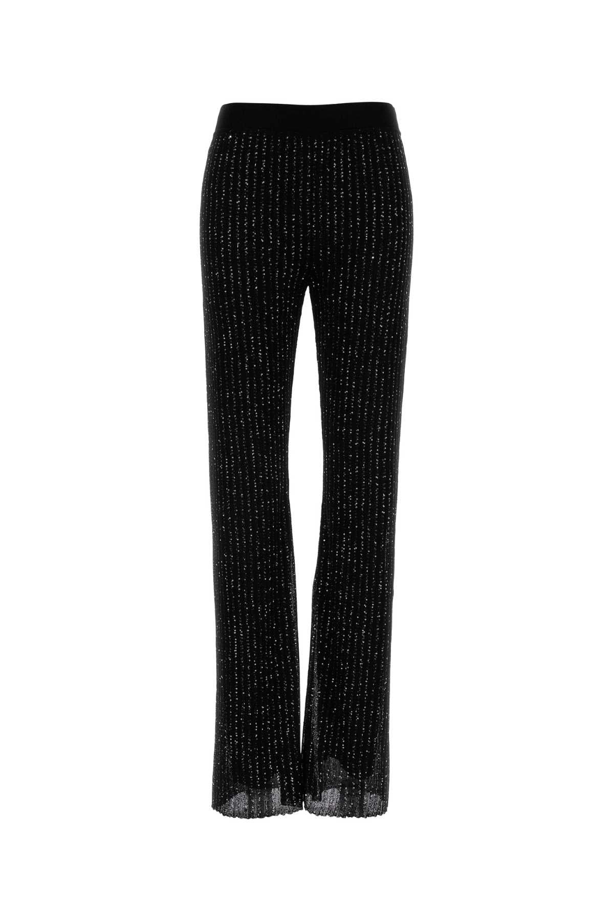Missoni Women Black Viscose Blend Pant MISSONI