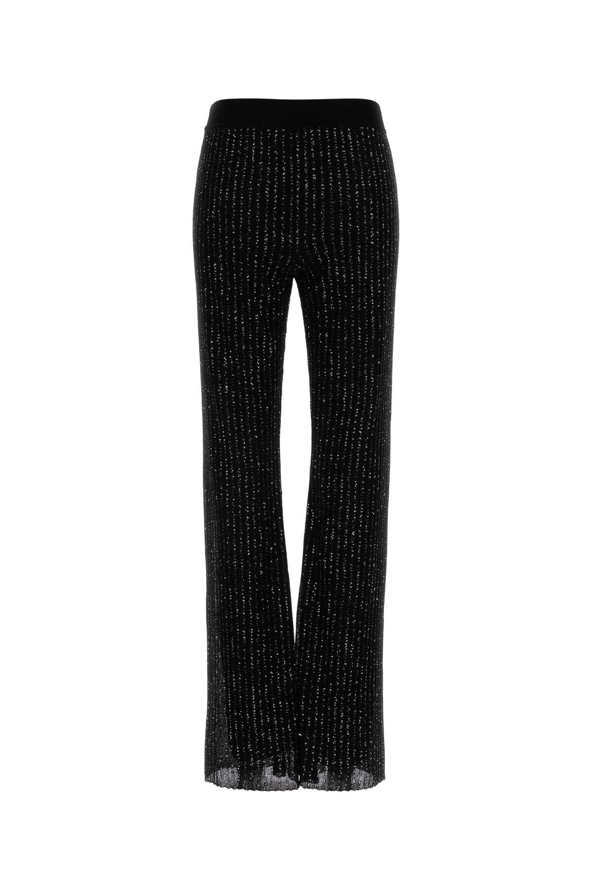 Missoni Women Black Viscose Blend Pant MISSONI