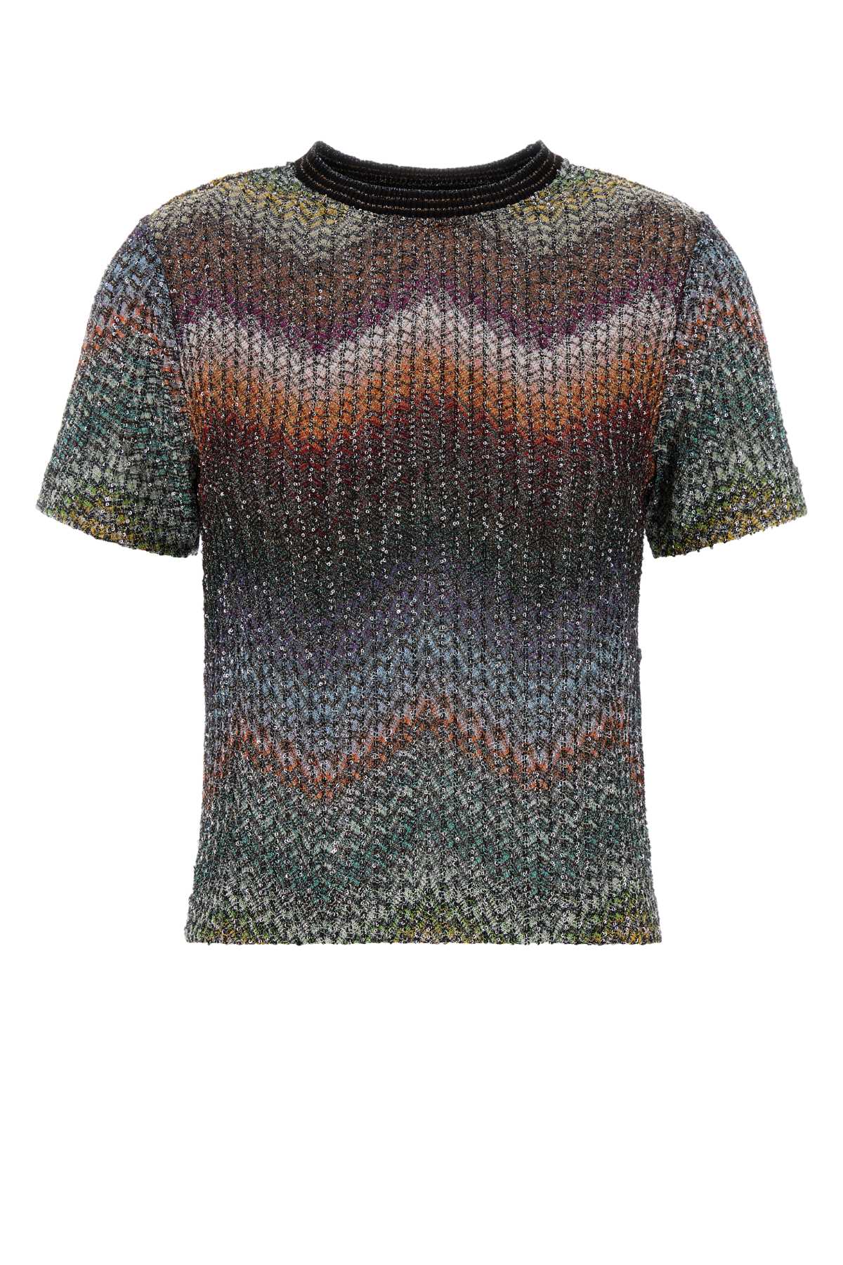 Missoni Women Embroidered Viscose Blend T-Shirt MISSONI