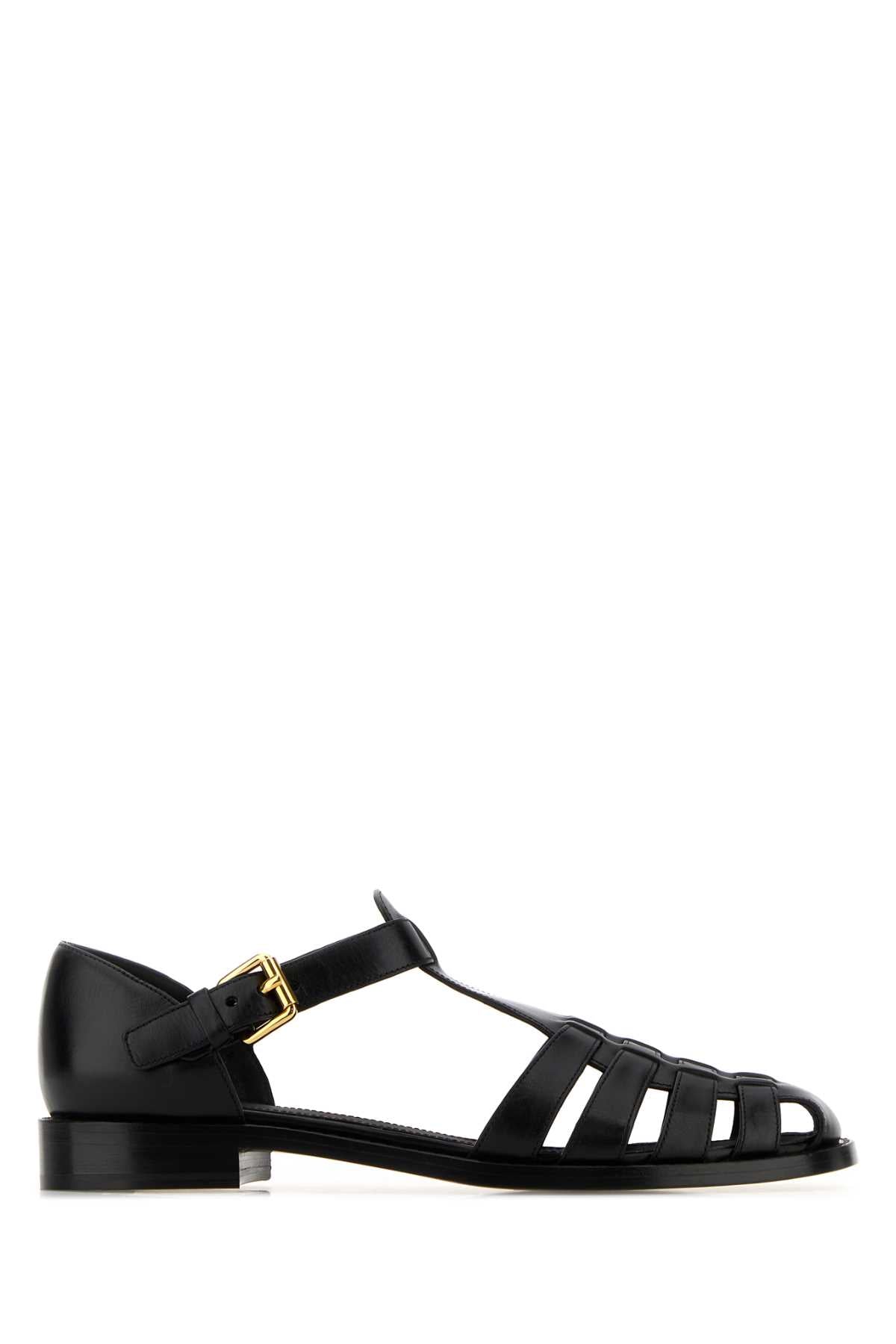 Church's Women Black Leather Kelsey Ballerinas CHURCH'S