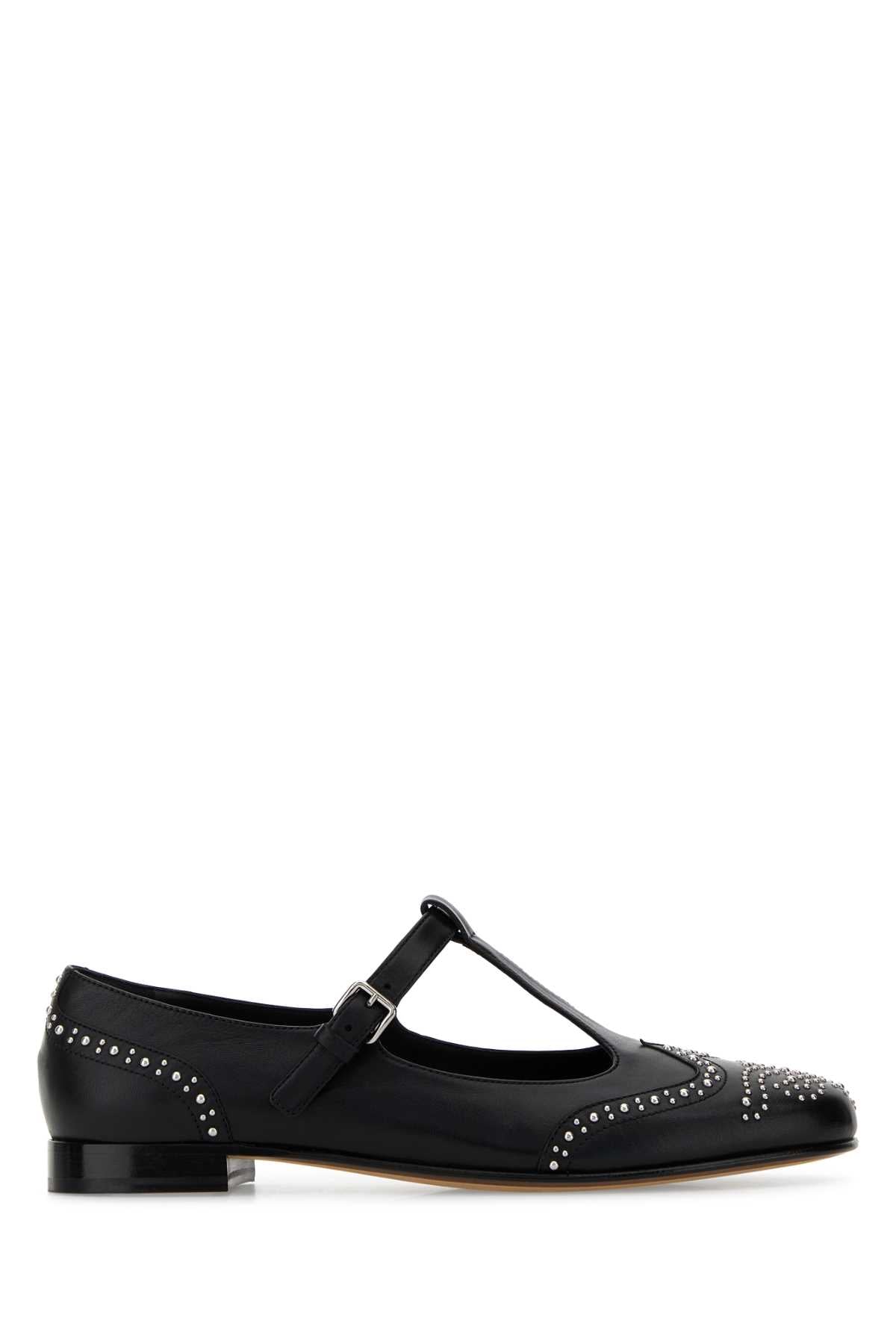 Church's Women Black Nappa Leather Opal Ballerinas CHURCH'S