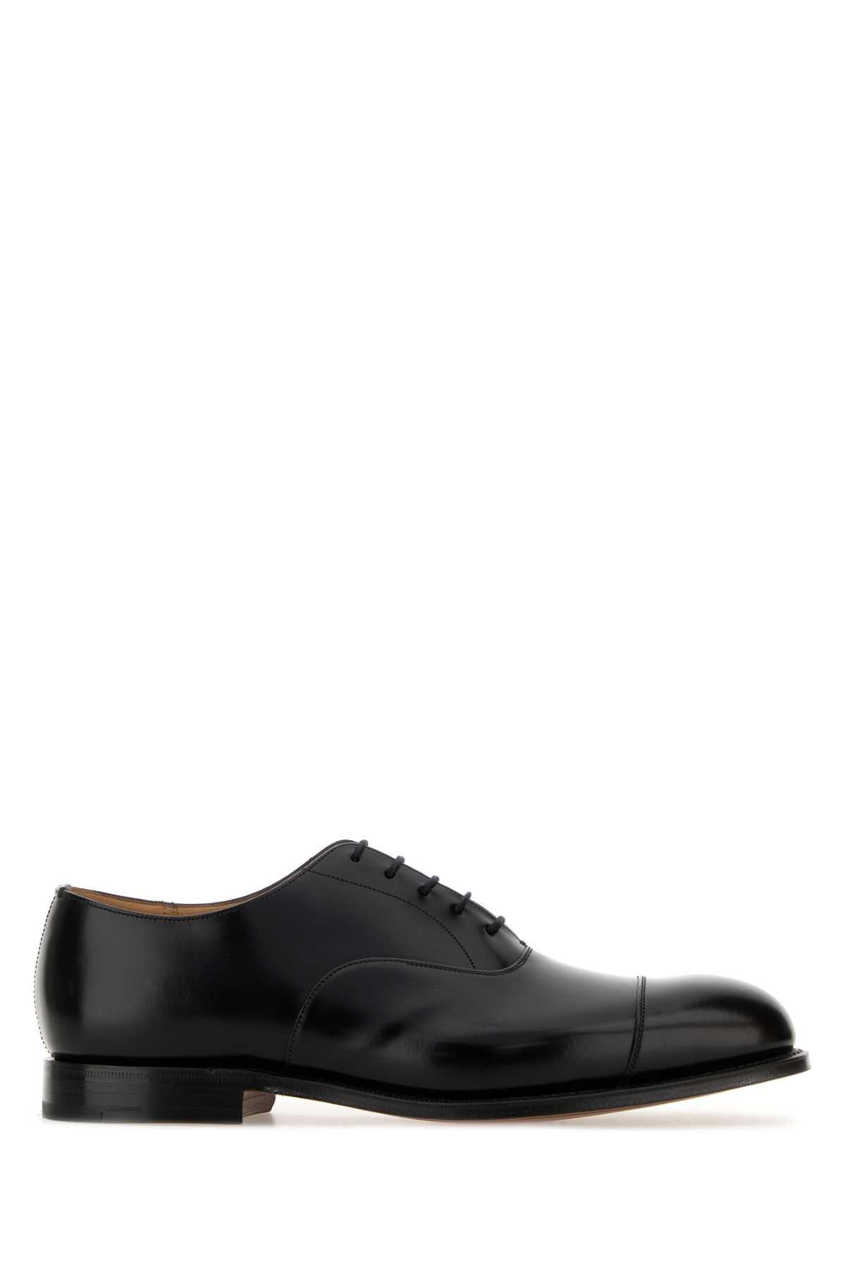 Church's Men Black Leather Consul Lace-Up Shoes CHURCH'S