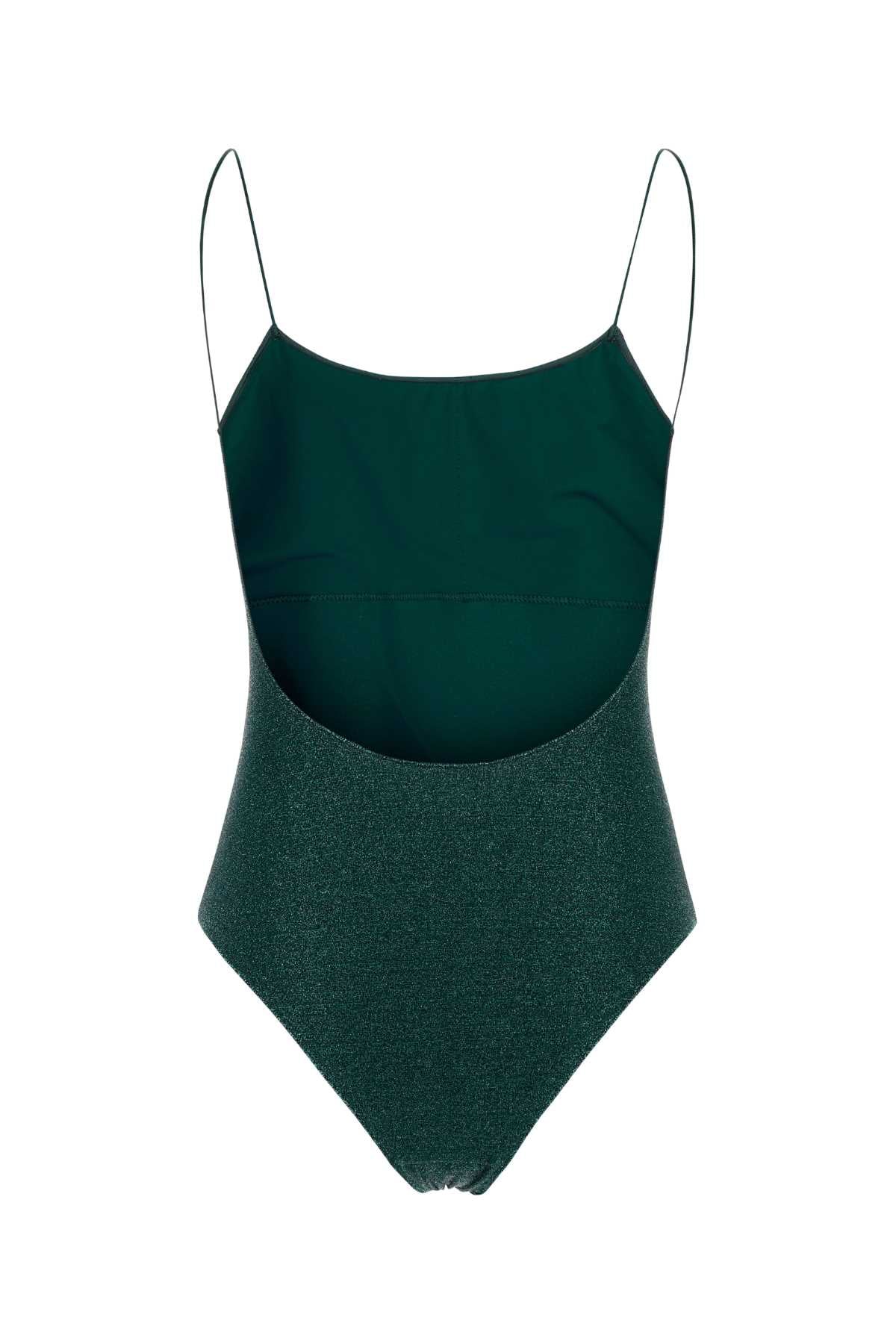 Oseree Women Petrol Green Nylon Blend Swimsuit OSEREE