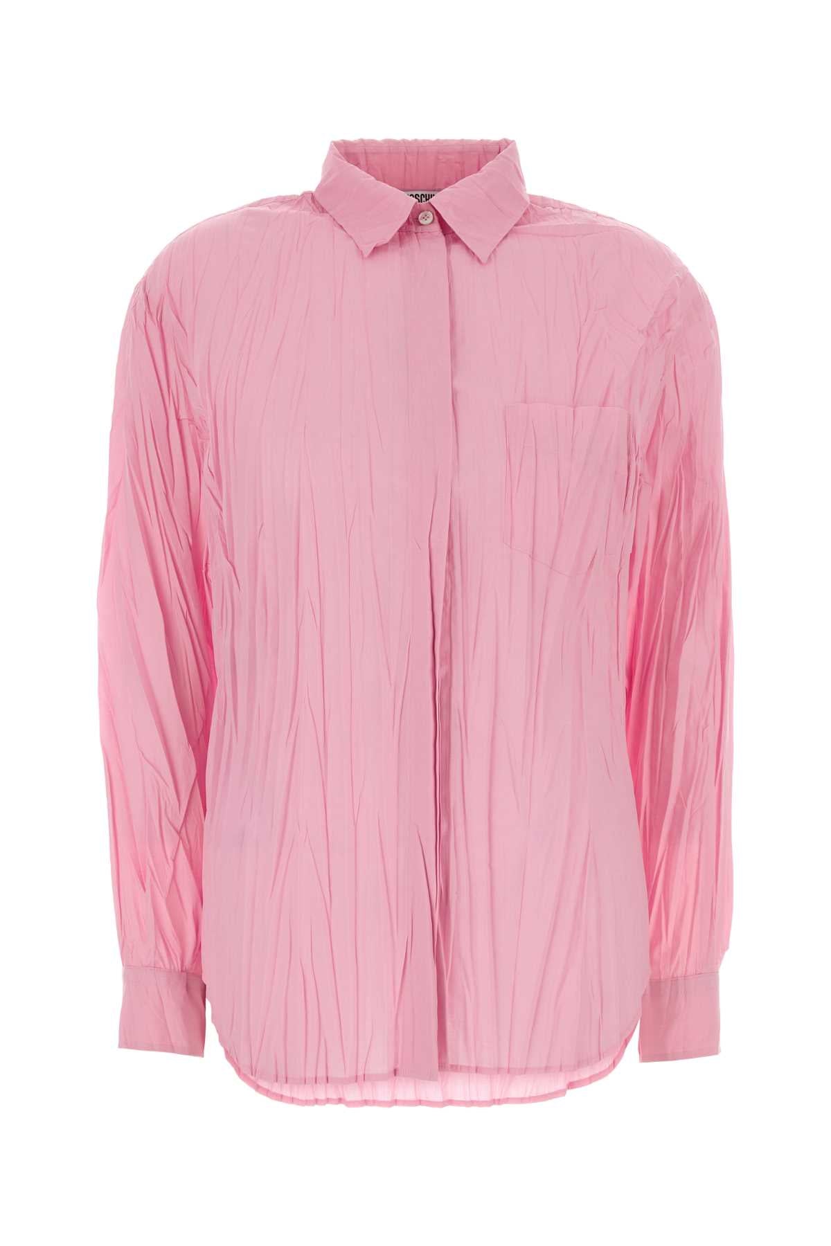 Moschino Women Pink Jersey Shirt MOSCHINO