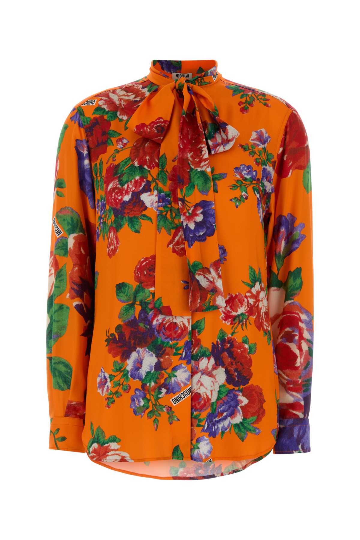 Moschino Women Printed Satin Shirt MOSCHINO