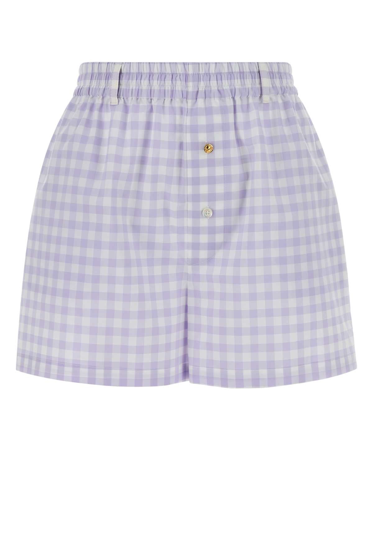 Moschino Women Embroidered Cotton Shorts MOSCHINO