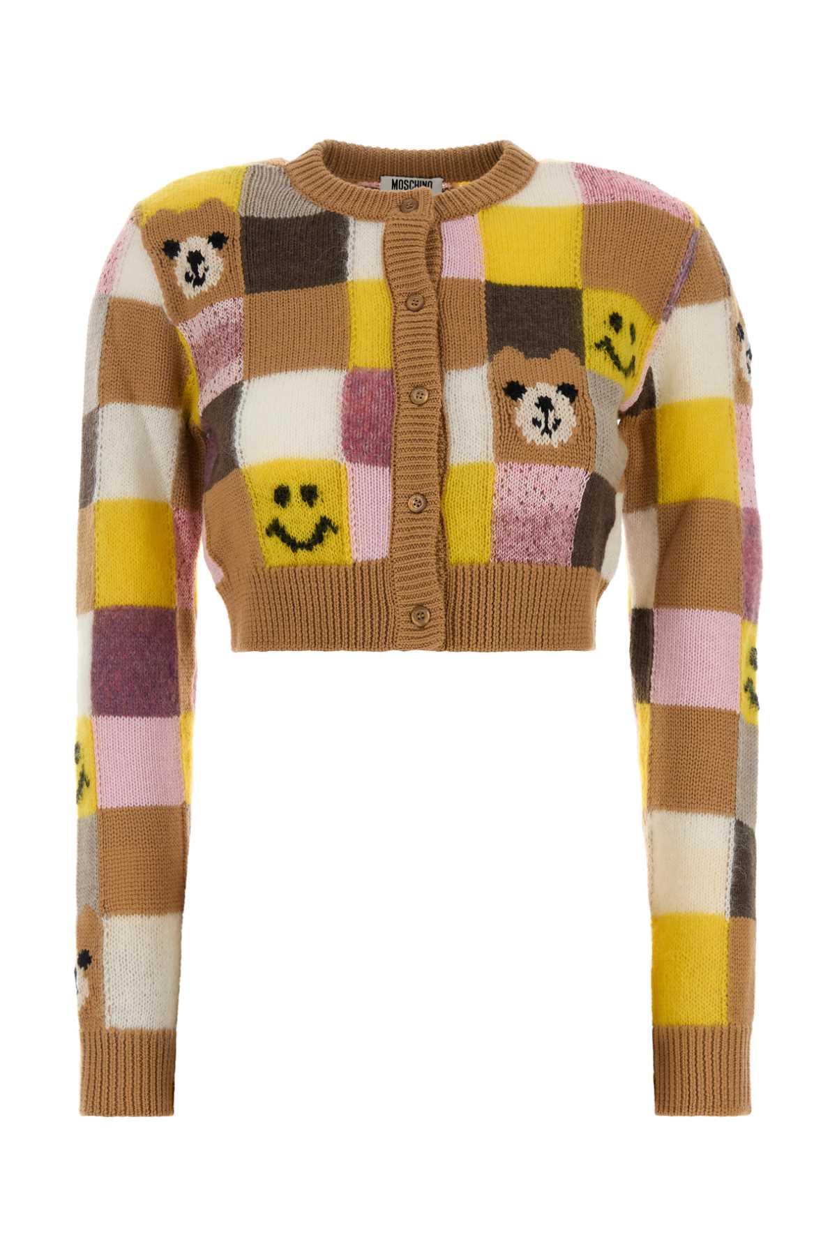 Moschino Women Embroidered Nylon Blend Cardigan MOSCHINO