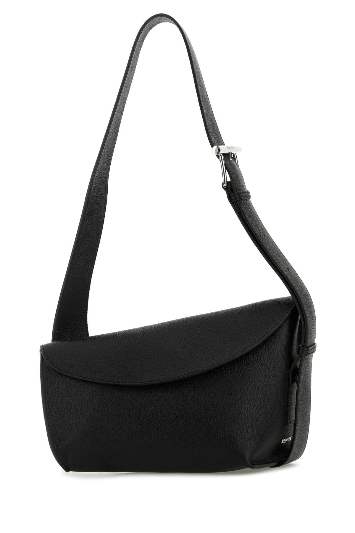 Alexander Mcqueen Men Black Large Sling T-Bar Crossbody Bag ALEXANDER MCQUEEN