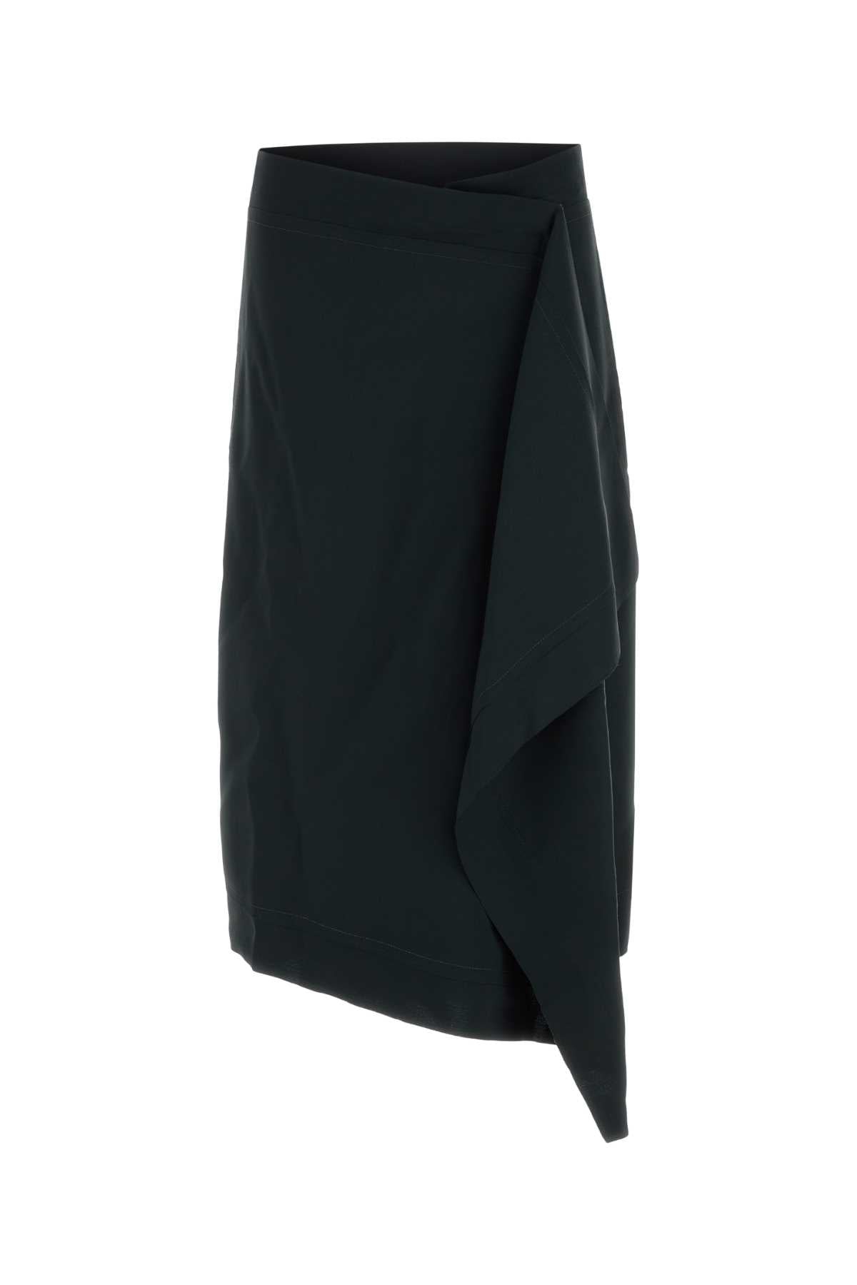 Ami Women Black Wool Skirt AMI PARIS