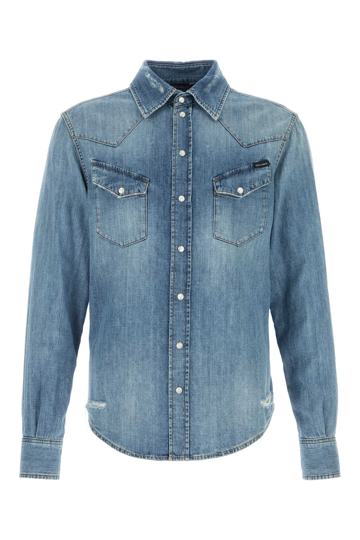 Dolce & Gabbana Men Denim Shirt DOLCE & GABBANA